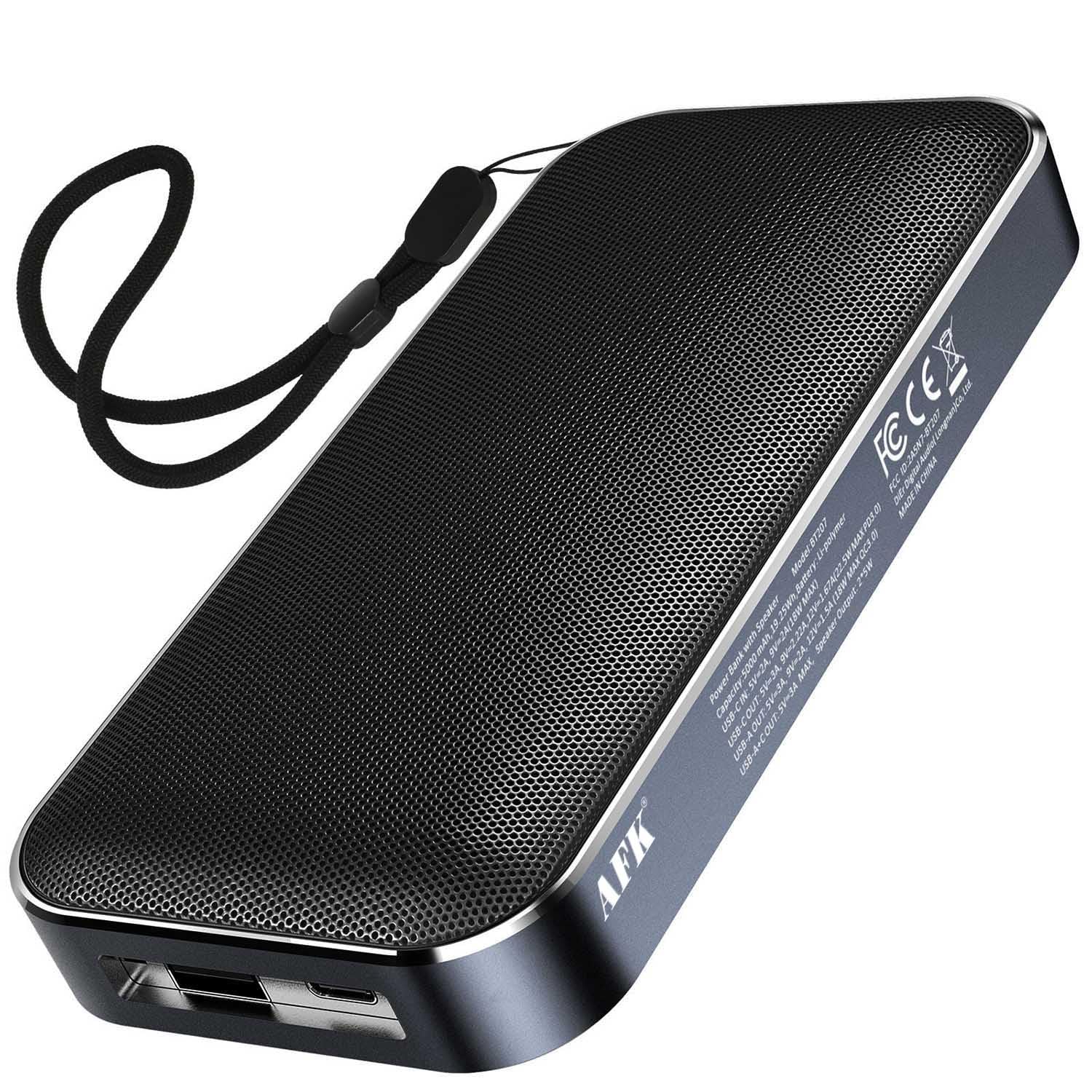 Foto 2 pulgar | Cargador Portátil Power Bank Con Altavoz Bluetooth De 5000 Mah - Venta Internacional.