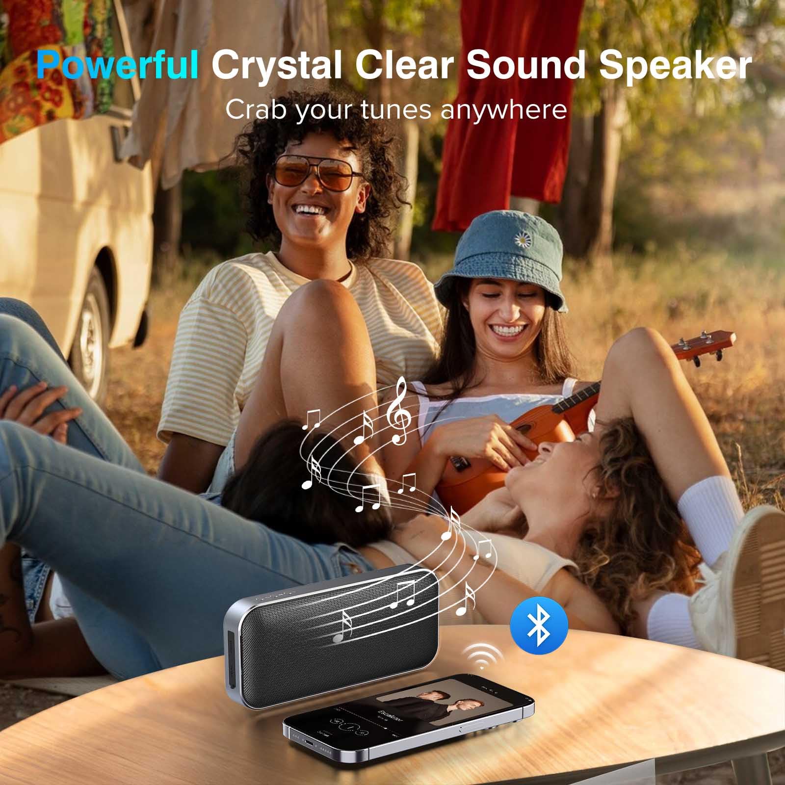 Foto 7 pulgar | Cargador Portátil Power Bank Con Altavoz Bluetooth De 5000 Mah - Venta Internacional.