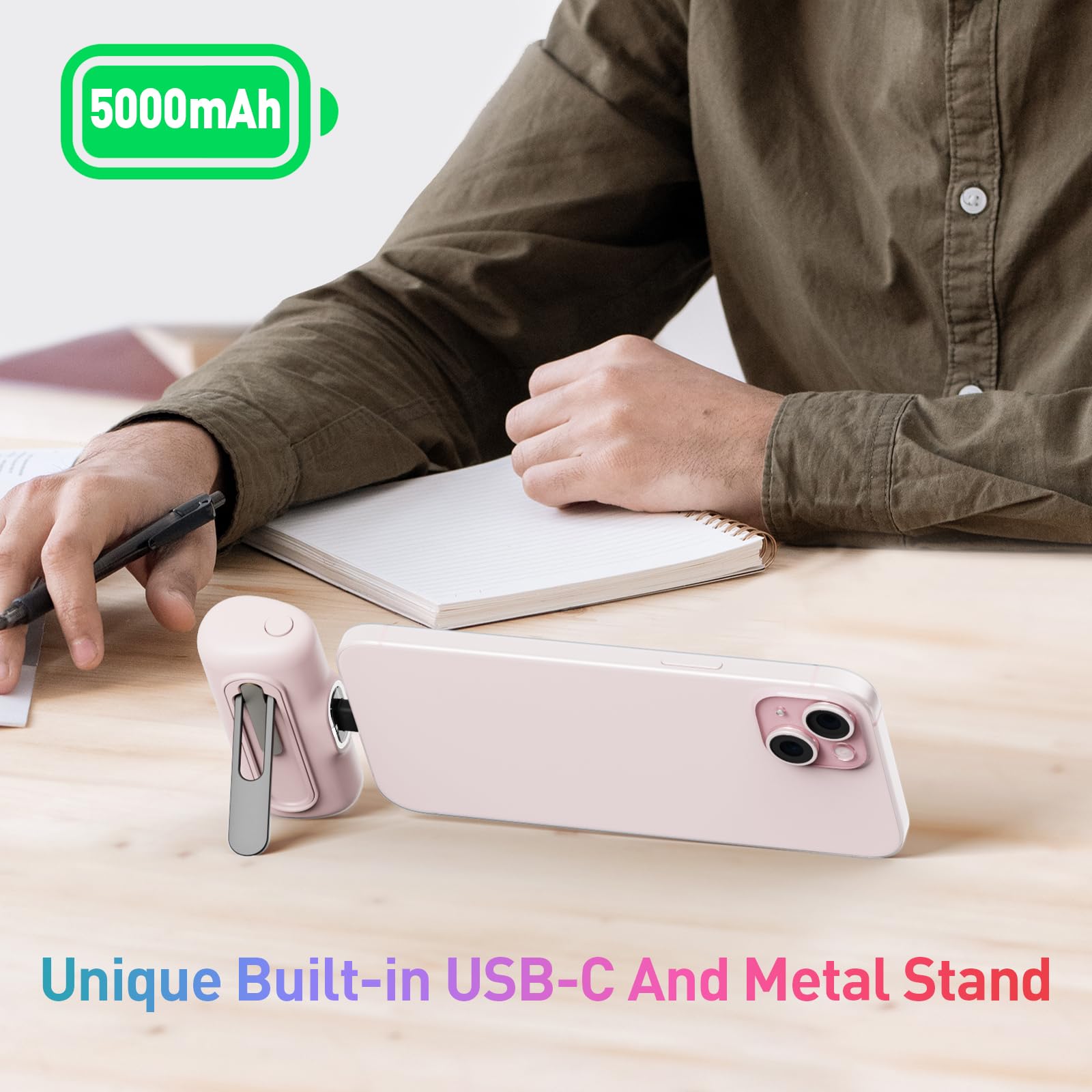 Foto 6 pulgar | Cargador Portátil Iwalk 5000 Mah Con 20 W Pd Para Iphone 15/16 - Venta Internacional.