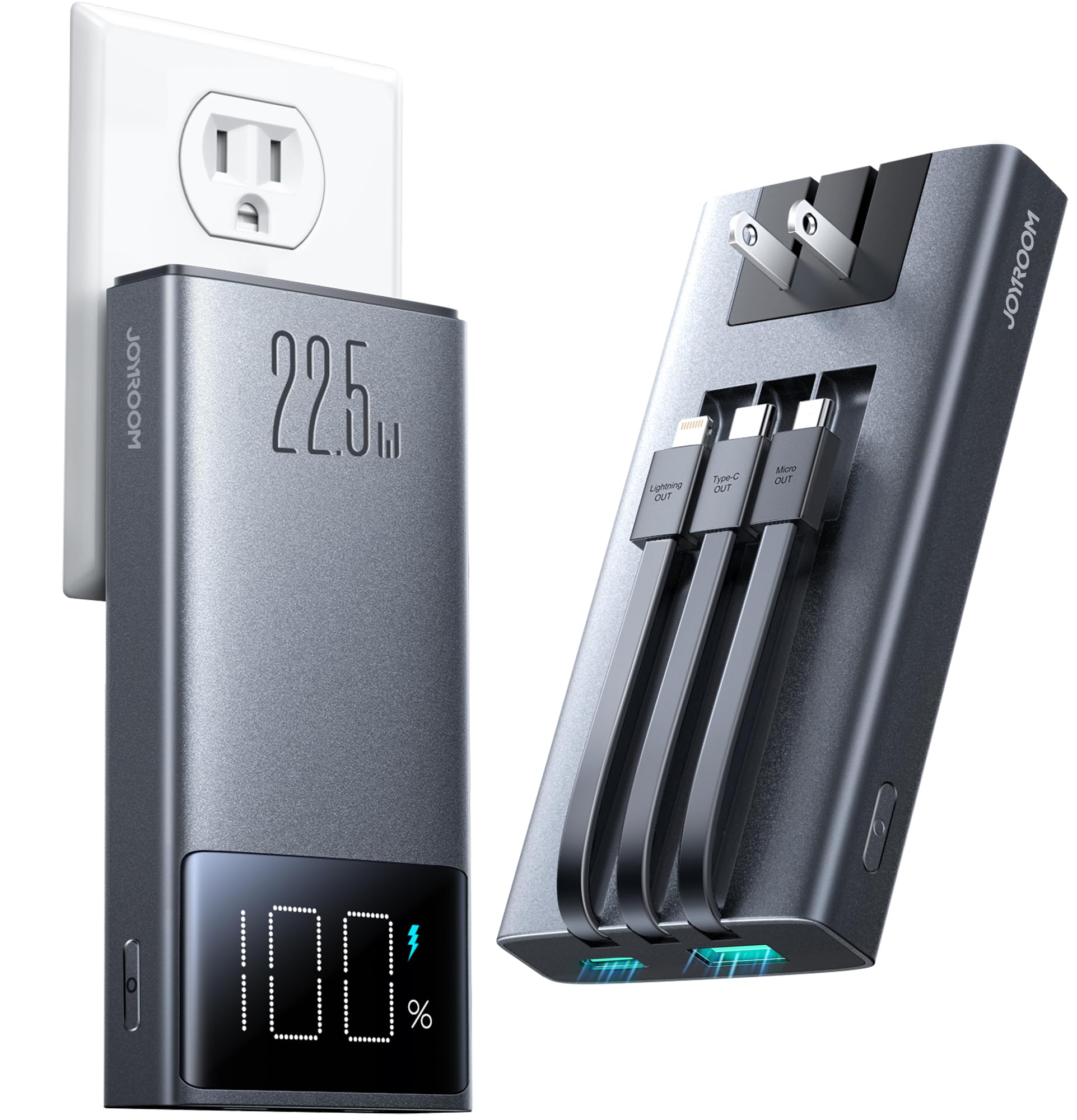 Cargador Portátil Joyroom 10000 Mah Pd22,5 W De Carga Rápida - Venta Internacional.