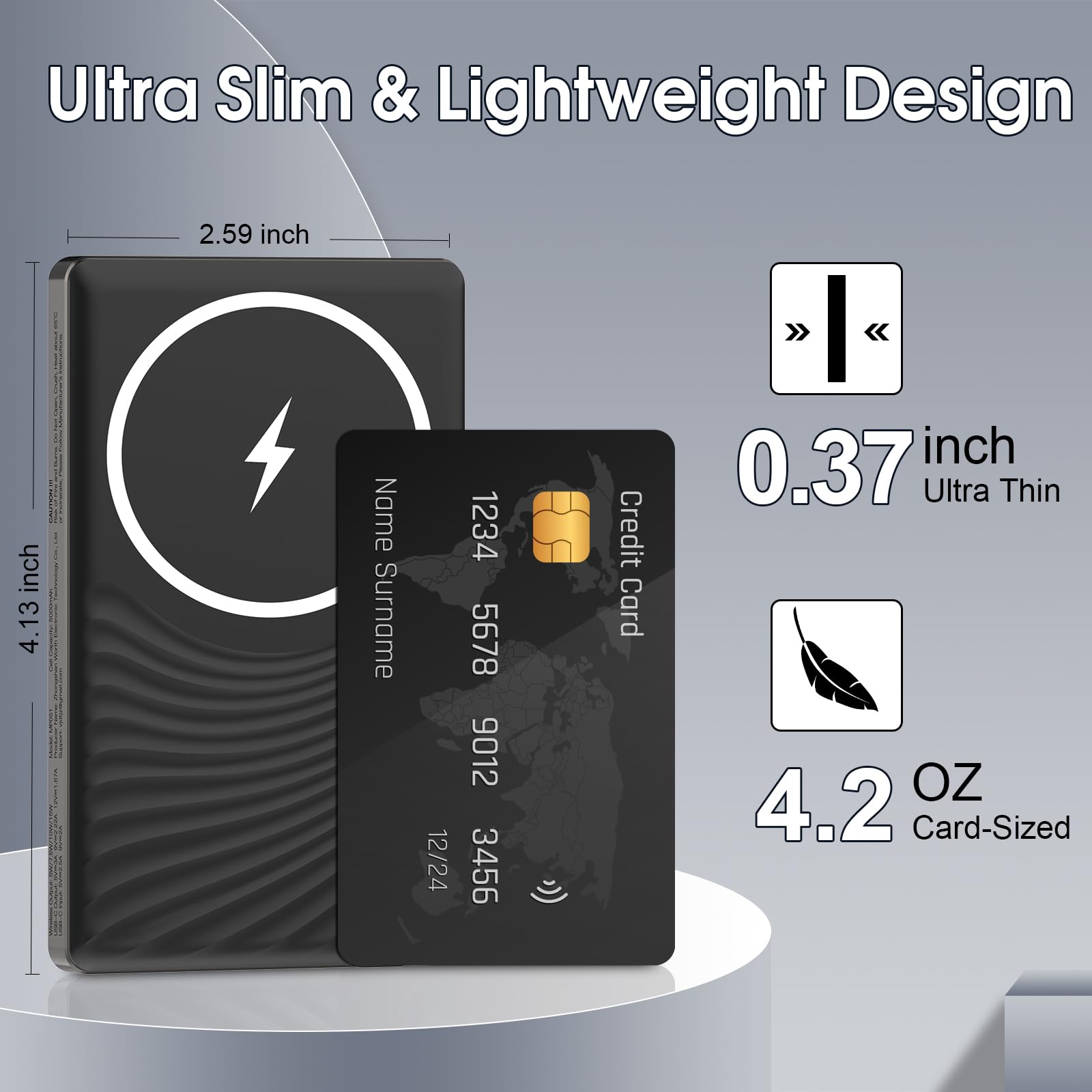 Foto 4 | Cargador Portátil Dbasne Magnético De 5.000 Mah Para Iphone - Venta Internacional.