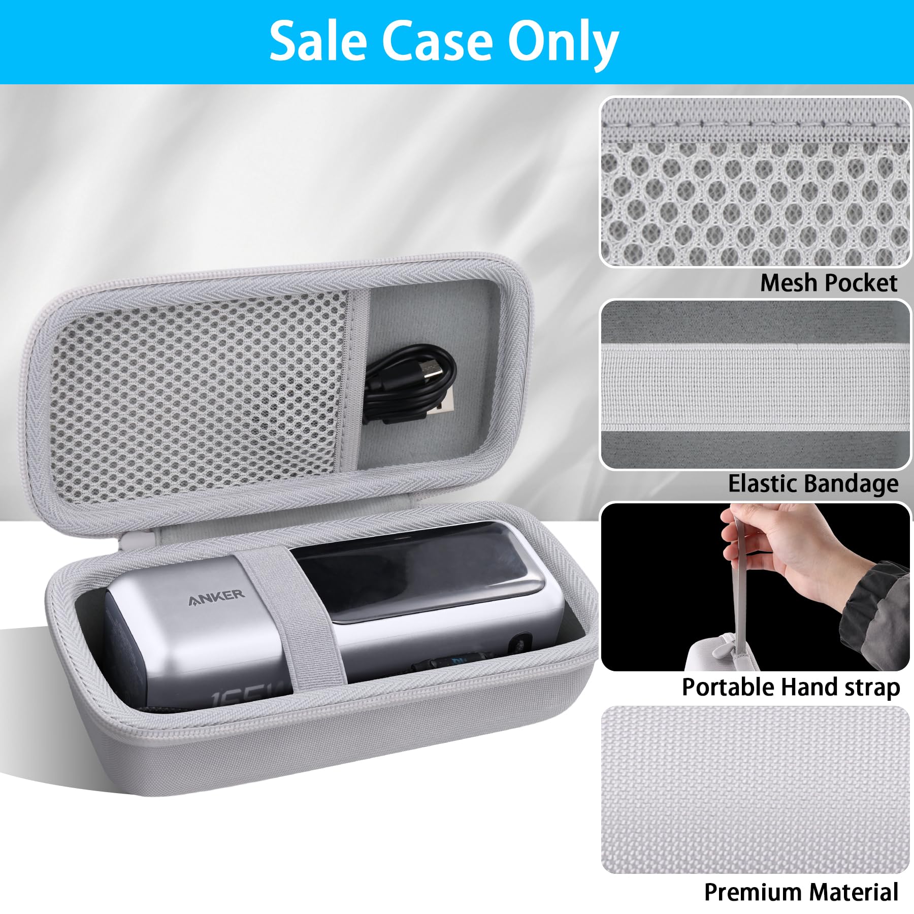 Foto 5 pulgar | Funda Rígida De Viaje Co2crea Para Portátil Portátil Anker De 25.000 Mah - Venta Internacional.