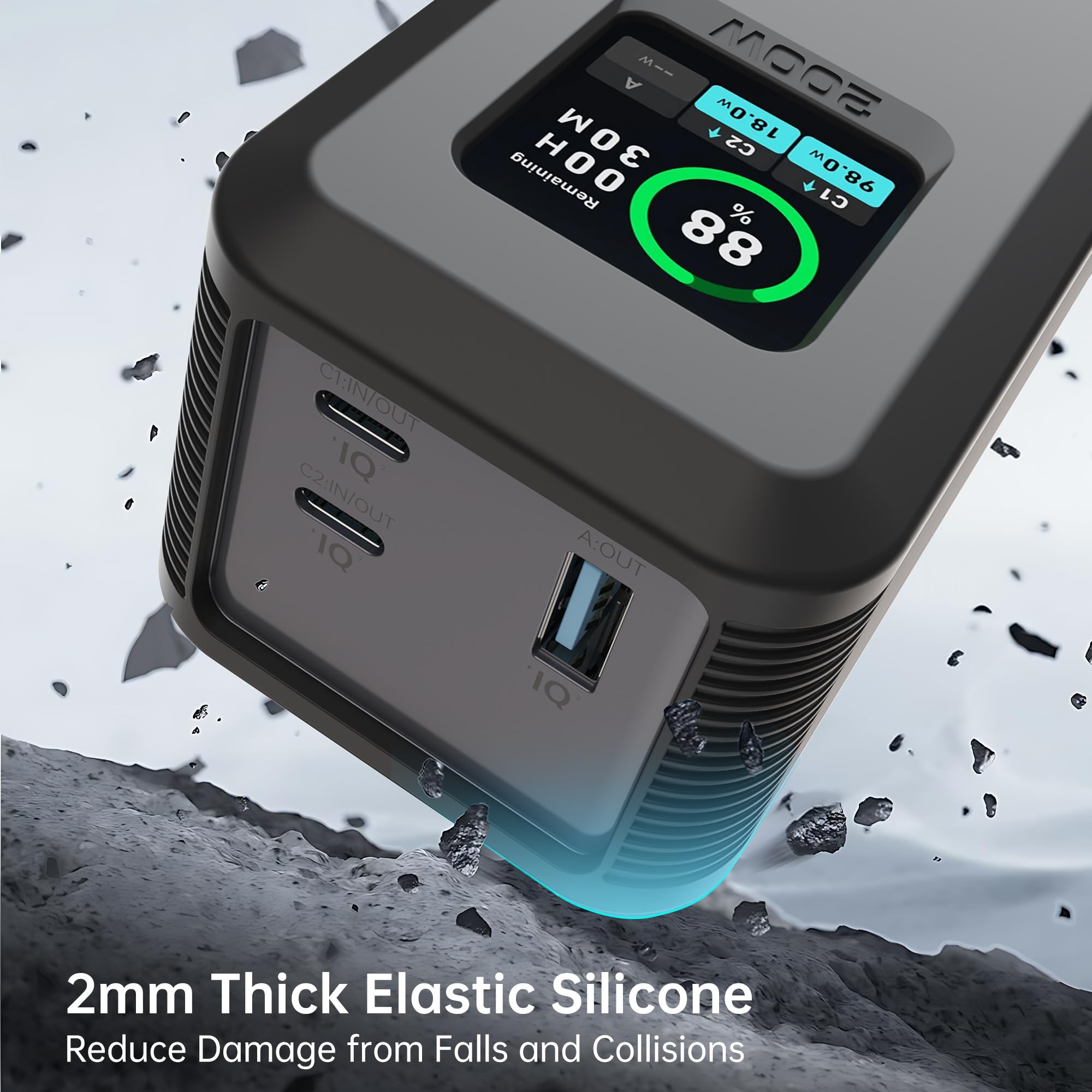 Foto 8 pulgar | Funda Protectora De Silicona Para Anker Prime Power Bank De 20.000 Mah - Venta Internacional.