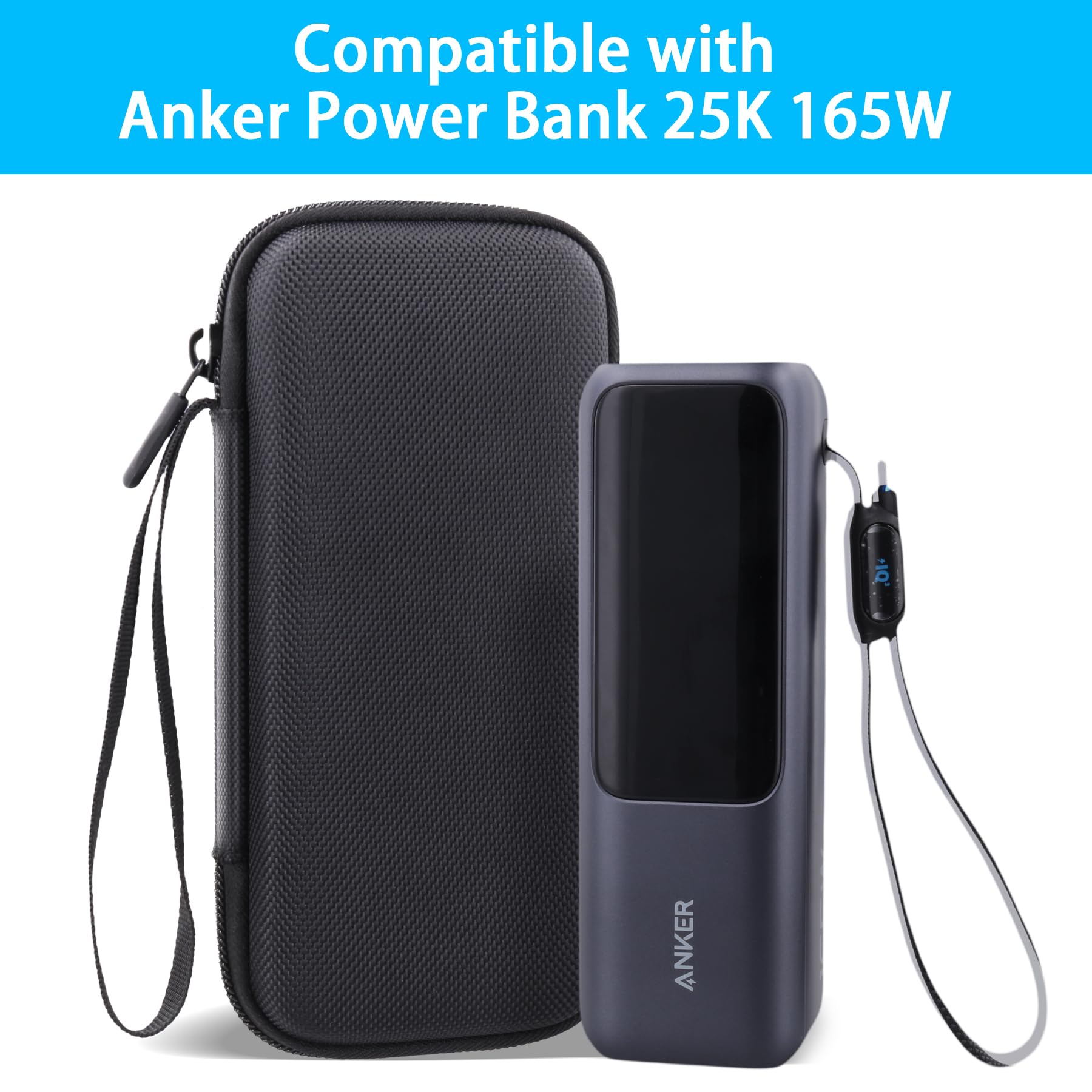 Foto 4 pulgar | Funda Rígida De Viaje Para Cargador Portátil Anker De 25.000 Mah - Venta Internacional.