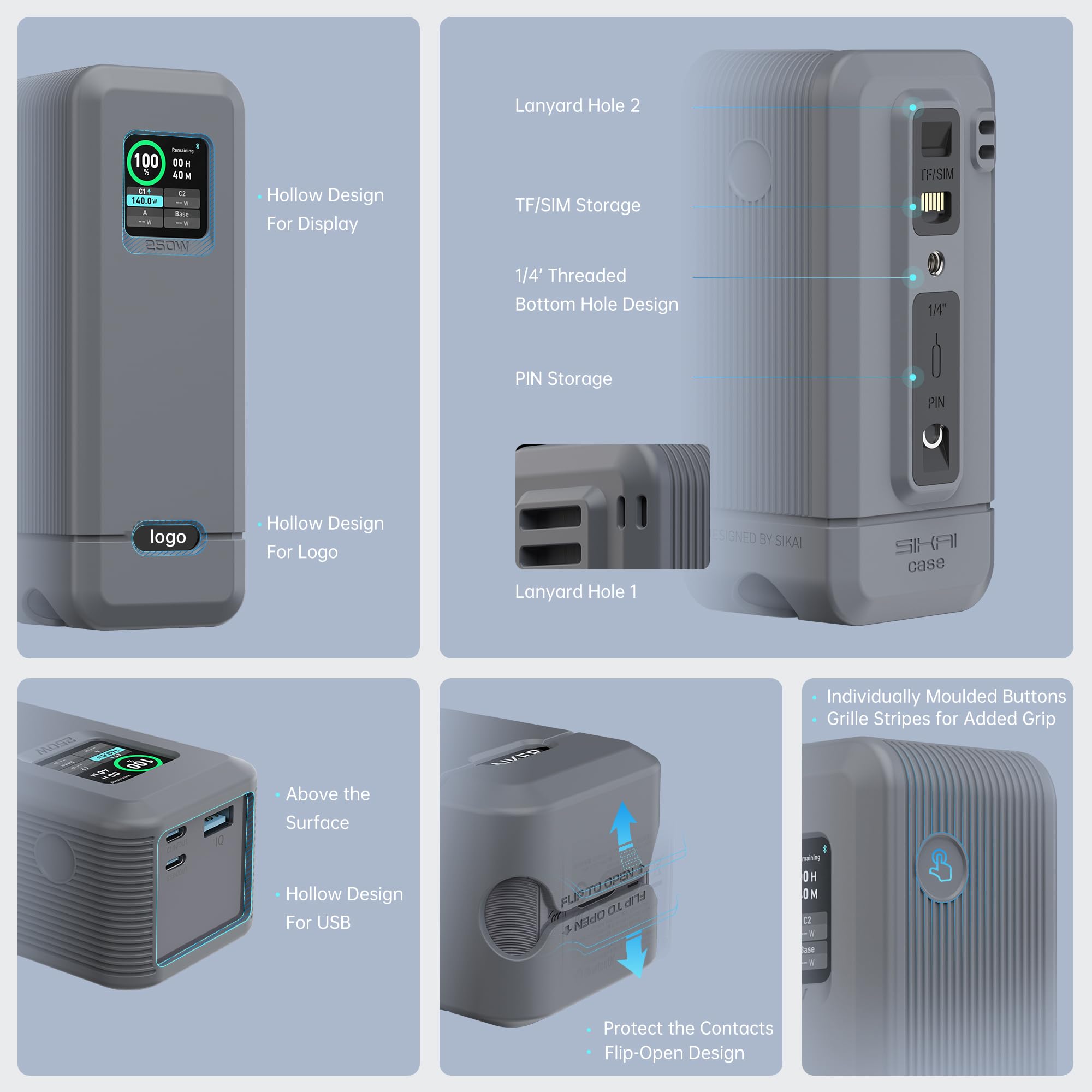 Foto 2 | Funda Protectora Para Anker Prime Power Bank 27.650 Mah 250 W - Venta Internacional.
