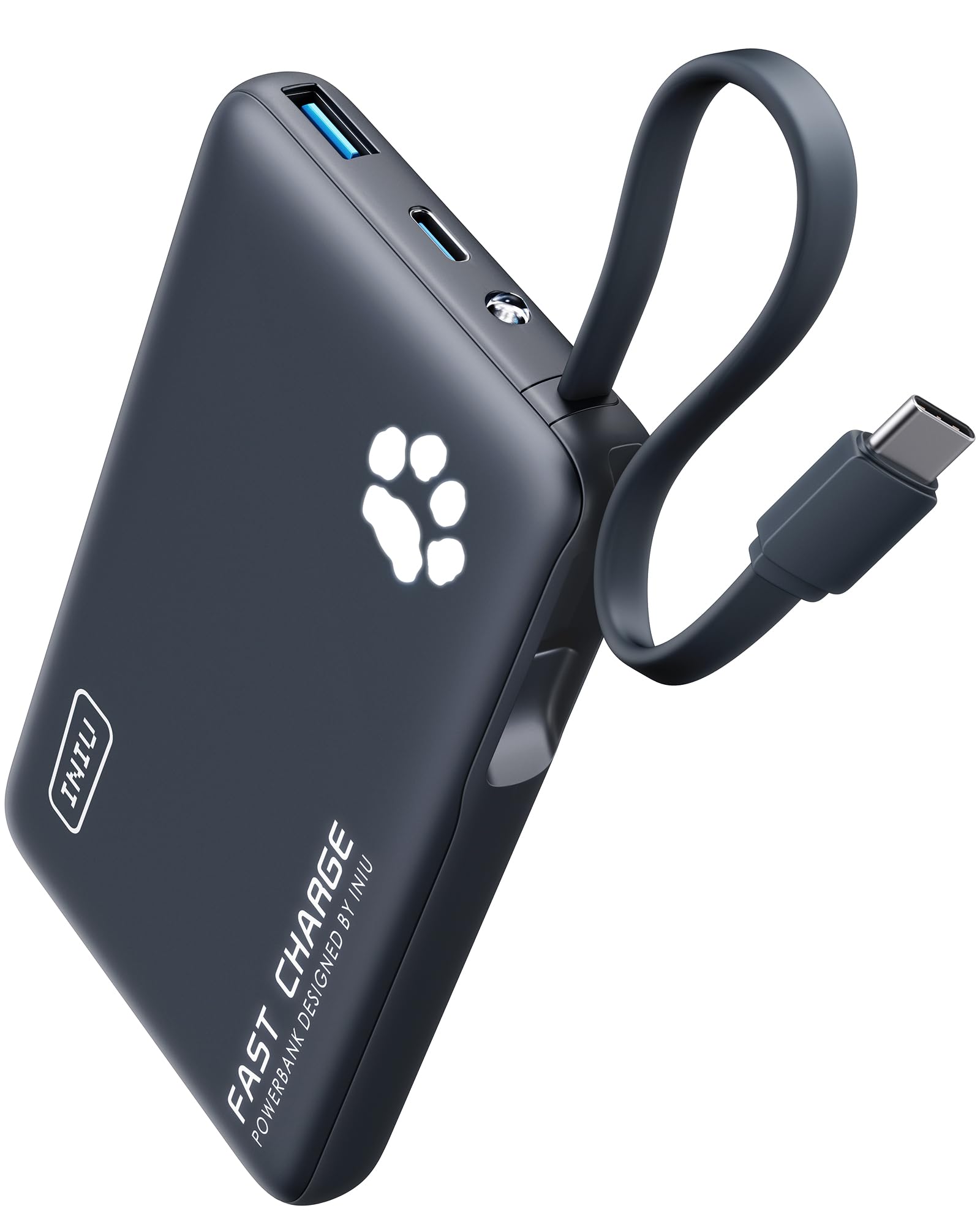 Foto 2 pulgar | Cargador Portátil Power Bank Iniu De 10000 Mah Con Usb-c De 20 W, Color Azul - Venta Internacional.