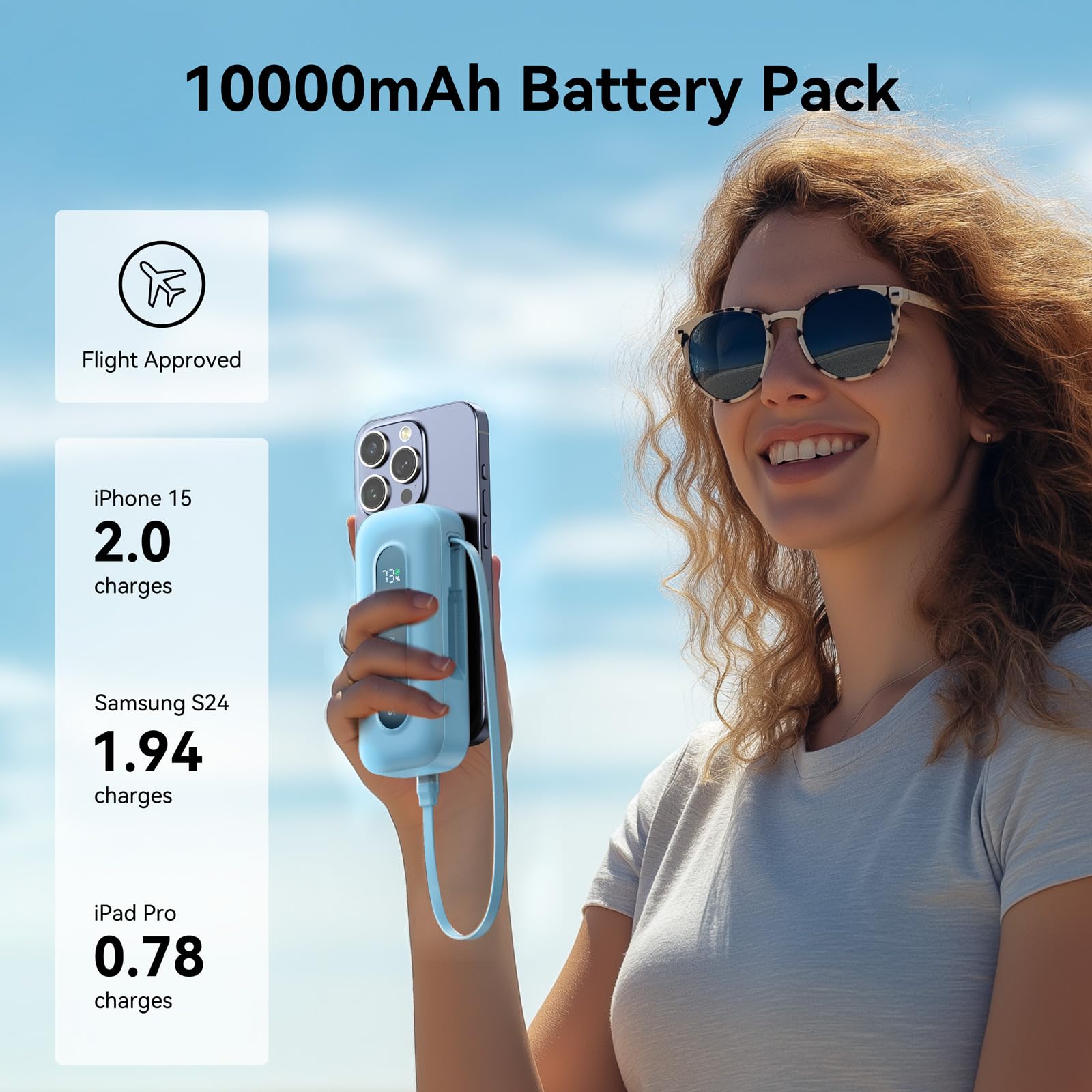 Foto 7 pulgar | Cargador Portátil Power Bank 10000 Mah 30 W De Carga Rápida - Venta Internacional.