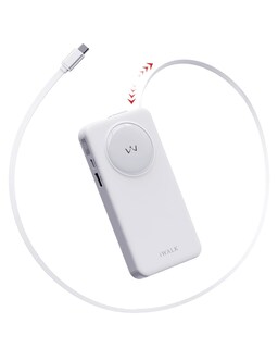Foto 1 | Cargador Portátil Iwalk De 10000 Mah Con Carga Rápida Pd De 30 W, Color Blanco - Venta Internacional.