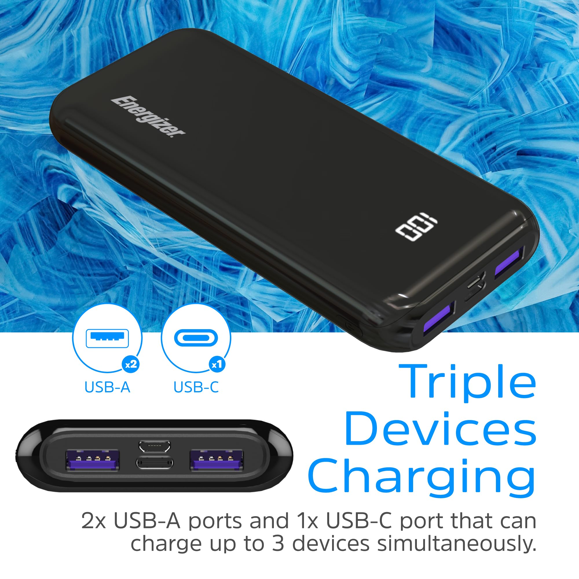 Foto 4 pulgar | Cargador Portátil Energizer Ue10011pq Power Bank De 10000 Mah - Venta Internacional.
