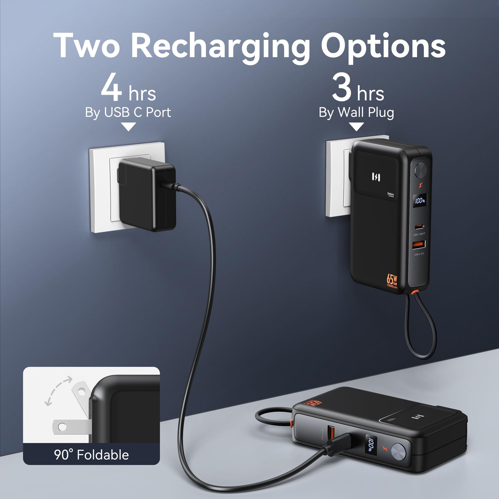 Foto 4 pulgar | Cargador Portátil Selore&s-global 3 En 1 De 10.000 Mah Para Iphone - Venta Internacional.