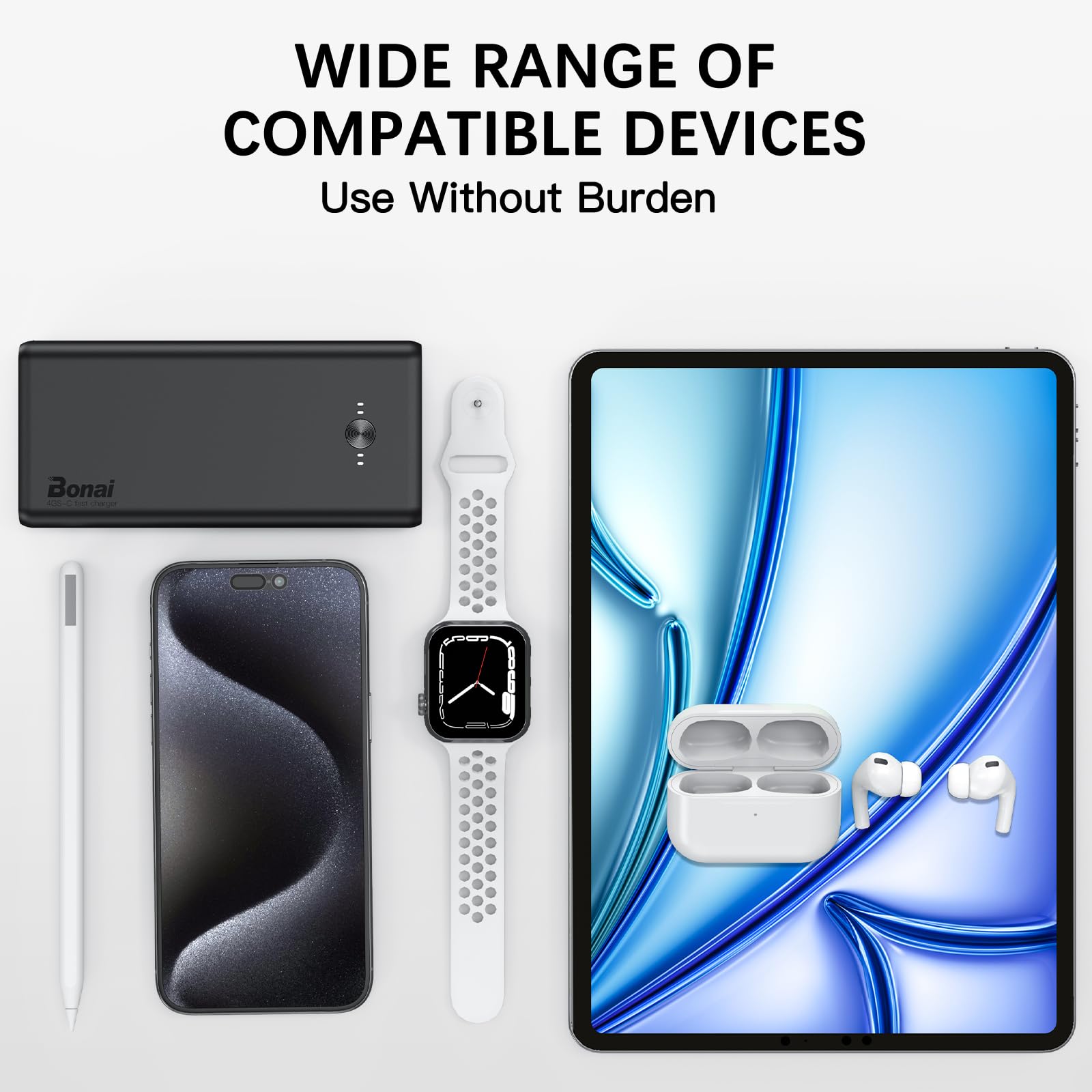 Foto 7 pulgar | Cargador Portátil Power Bank Bonai 10000mah Usb-c 5v/3a - Negro - Venta Internacional.