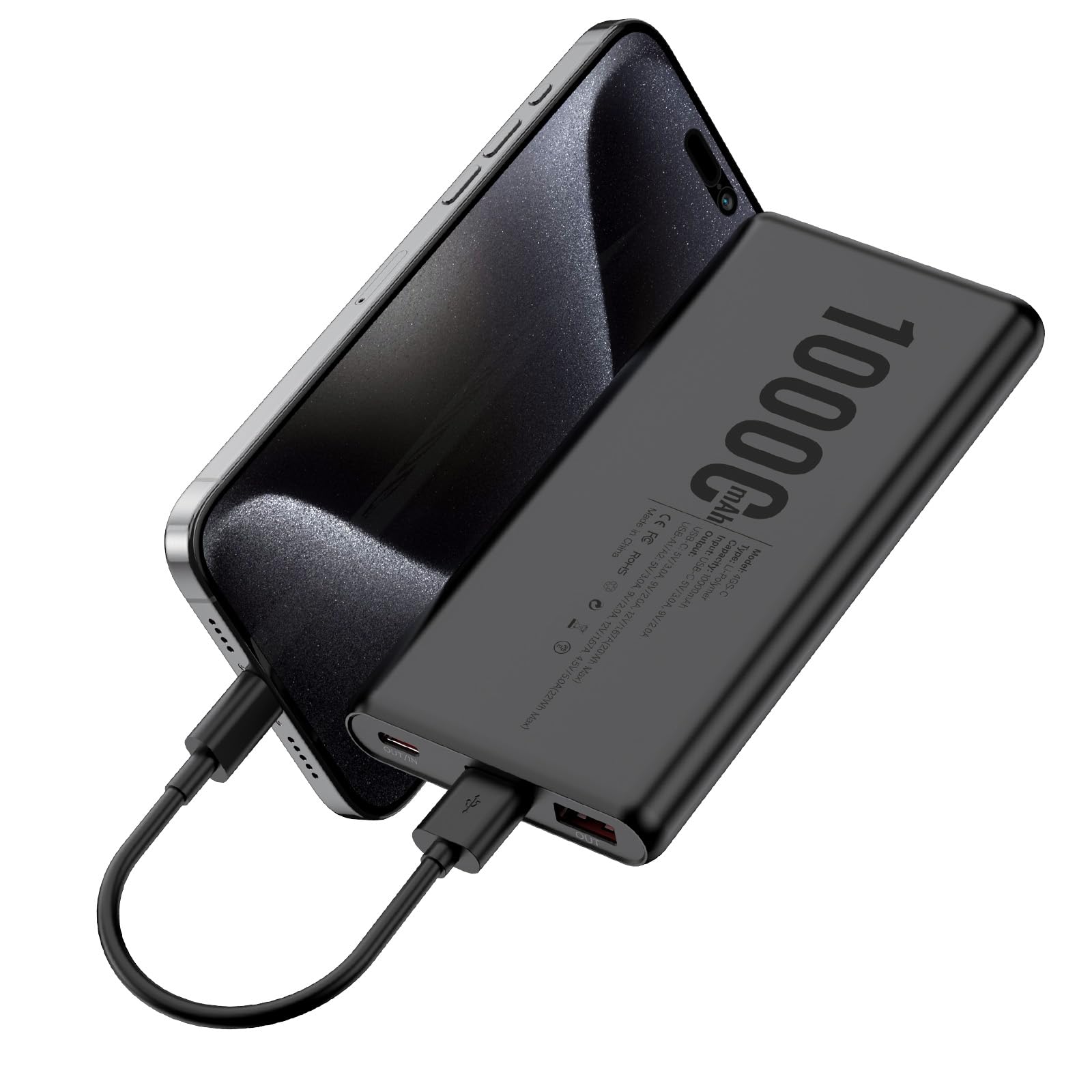 Foto 8 pulgar | Cargador Portátil Power Bank Bonai 10000mah Usb-c 5v/3a - Negro - Venta Internacional.