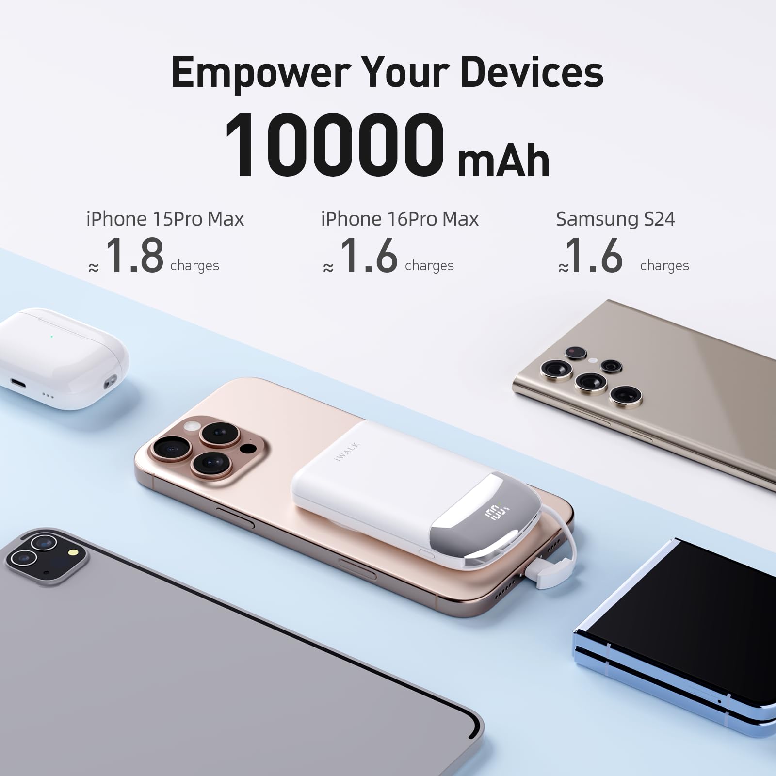 Foto 5 | Cargador Portátil Iwalk De 10.000 Mah, Magnético, 40 W, Carga Rápida - Venta Internacional.