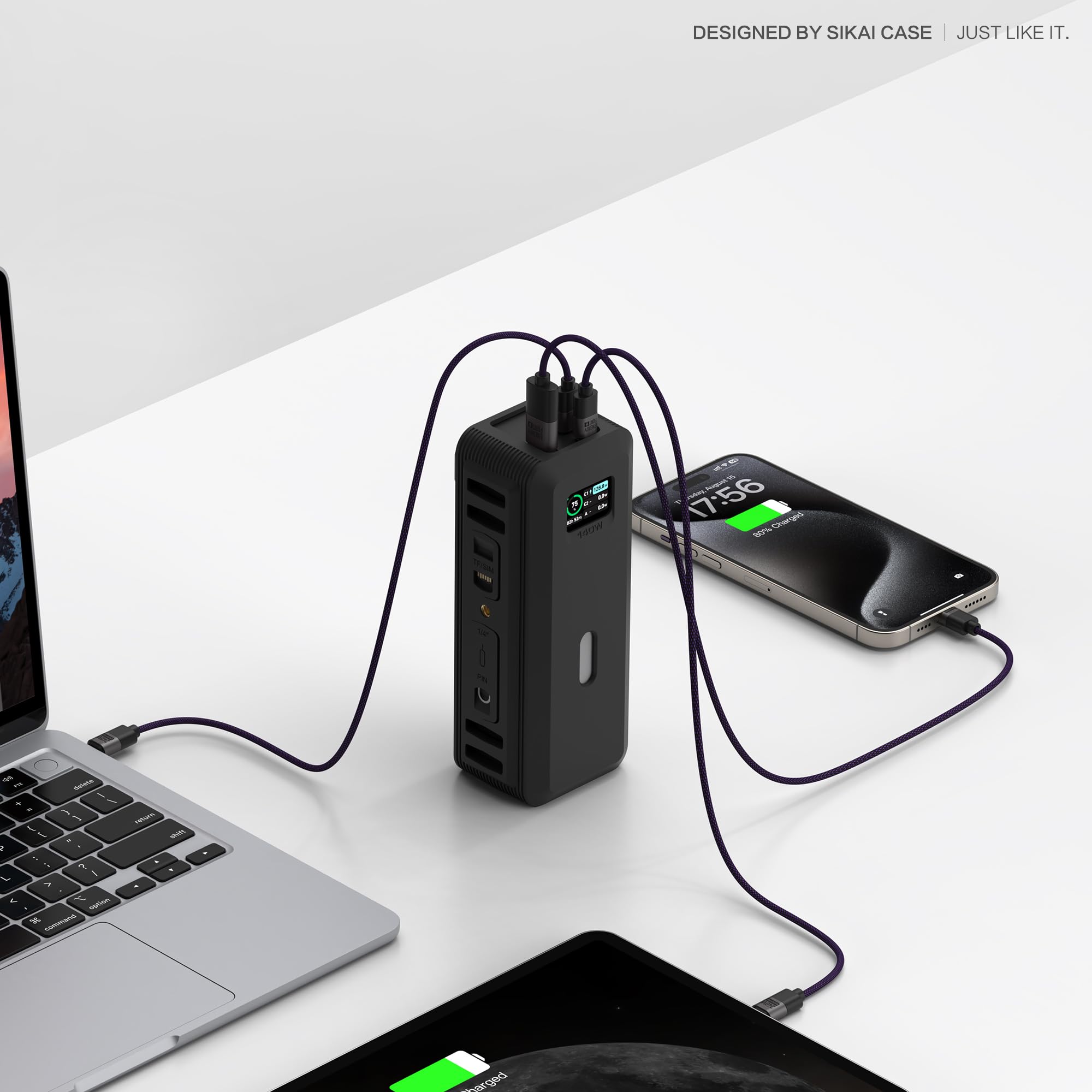 Foto 8 pulgar | Funda De Silicona Para Batería Externa Anker 737 De 24 000 Mah Con Ranura Sd/sim - Venta Internacional.