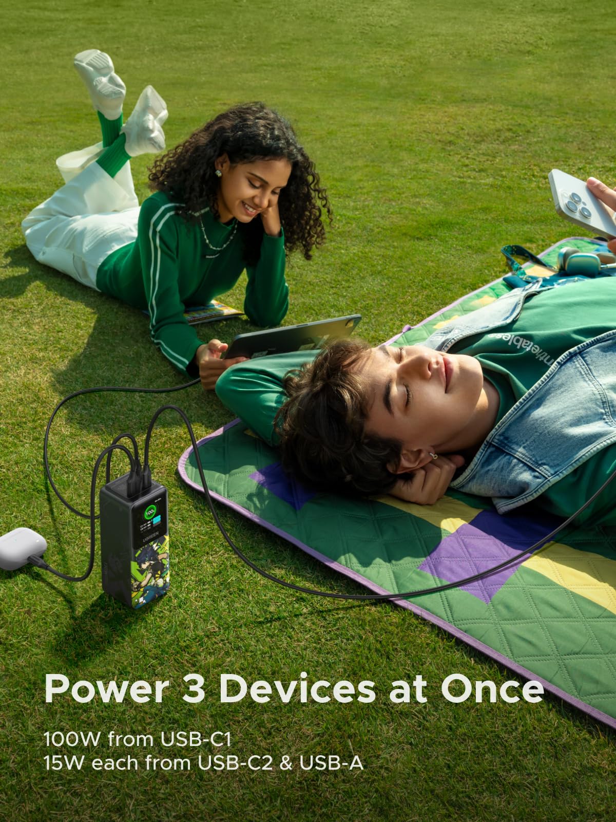 Foto 6 | Batería Externa Ugreen Nexode 20000 Mah 130 W Con Pantalla Tft Genshin - Venta Internacional.