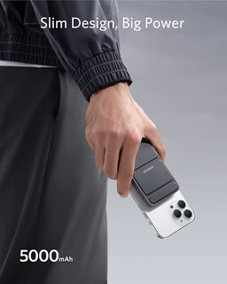 Foto 5 | Batería Externa Anker 622 Maggo Magnetic De 5000 Mah Con Soporte De 7,5 W - Venta Internacional.