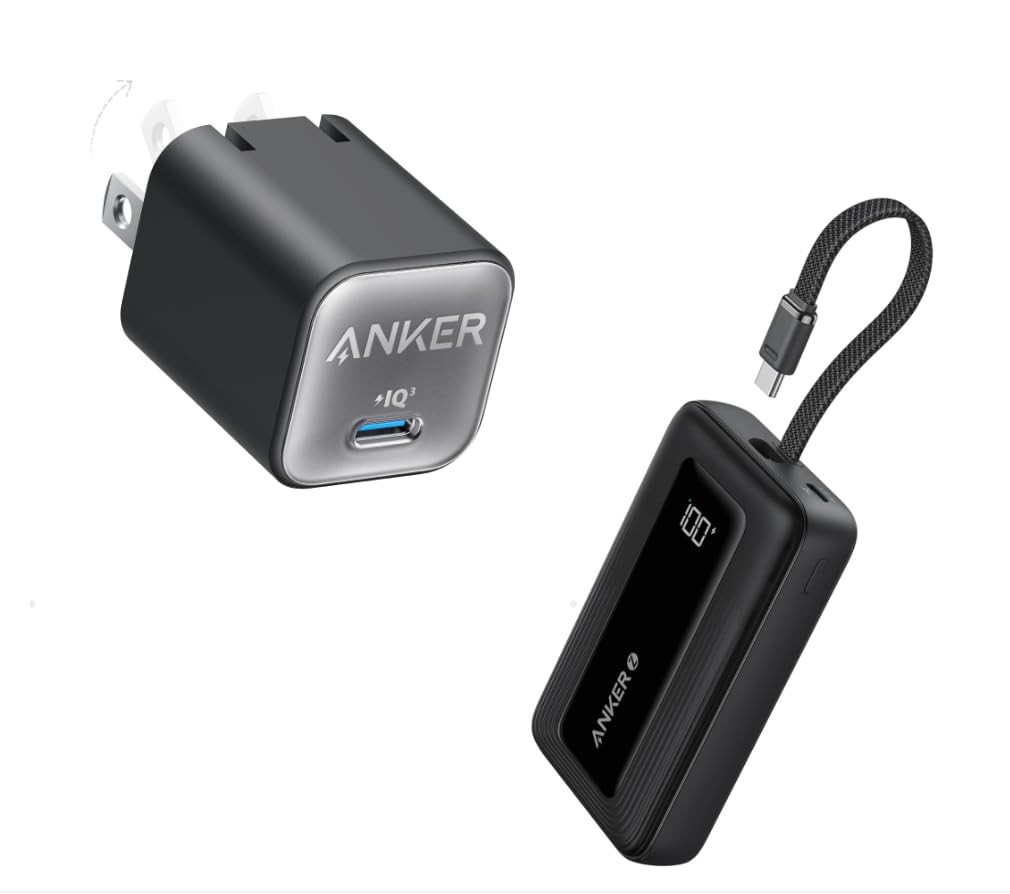 Cargador Y Batería Externa Anker Usb C Gan 30 W 10,000 Mah - Venta Internacional.