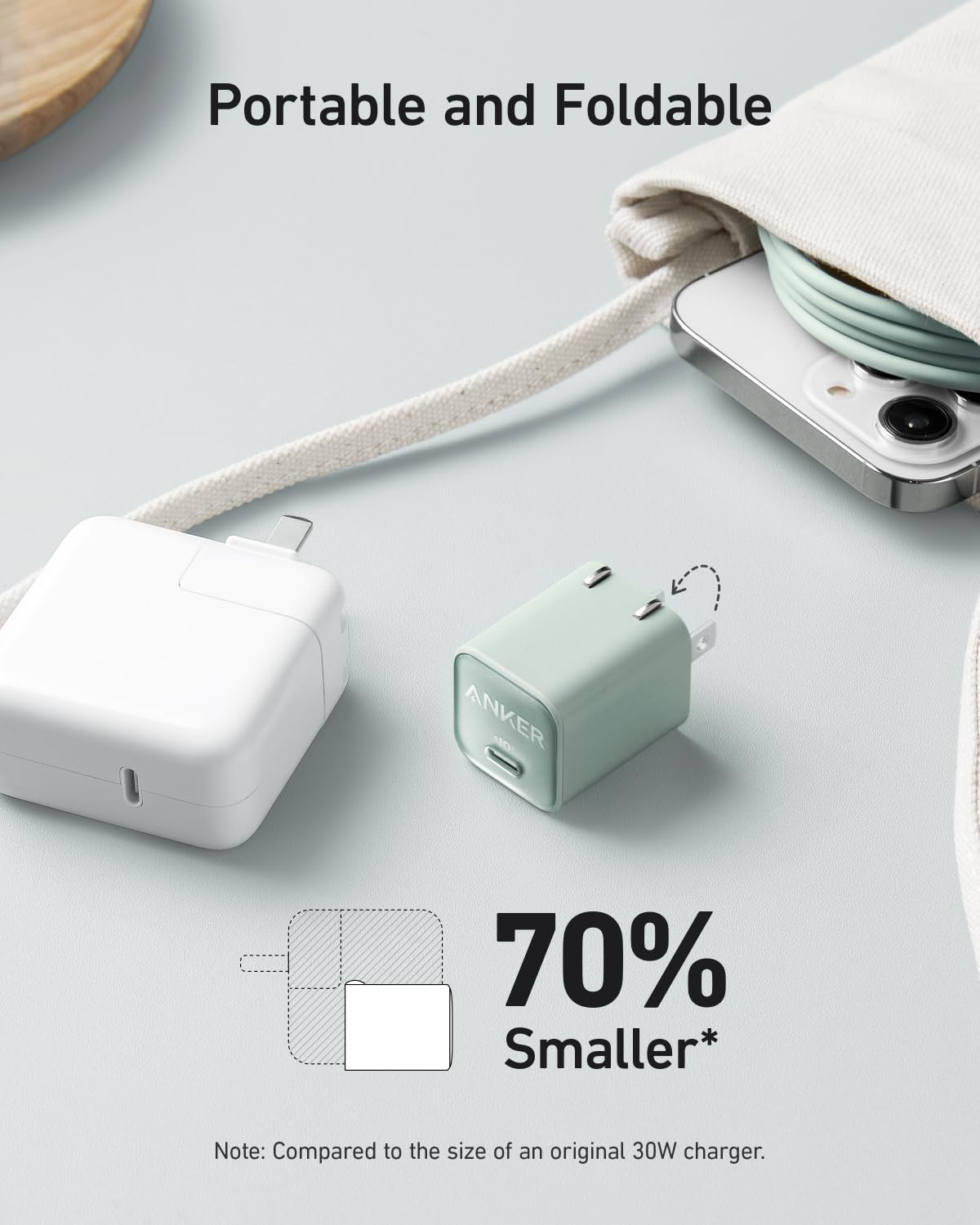 Foto 4 pulgar | Cargador Y Batería Externa Anker Usb C Gan 30 W 10,000 Mah - Venta Internacional.
