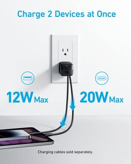 Foto 7 | Cargador Anker Usb C De 33 W, Paquete De 2 Con Cable Usb C, Puerto Pd De 60 W - Venta Internacional.