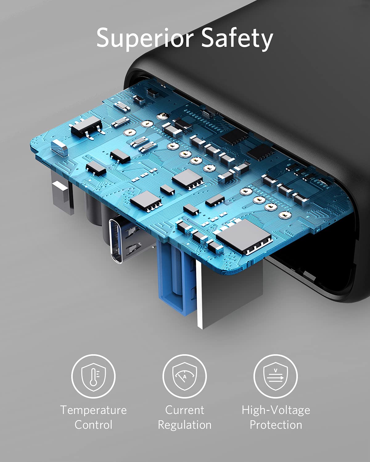 Foto 7 pulgar | Adaptador De Corriente Charger Anker 32w Usb C De 2 Puertos Para Iphone/ipad - Venta Internacional.