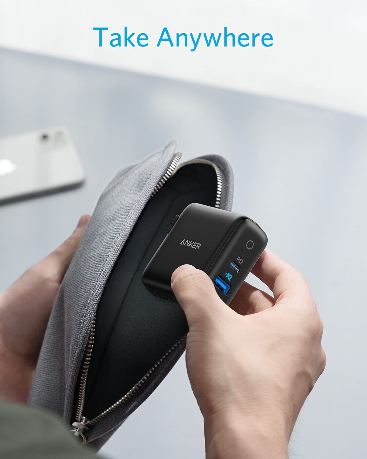 Foto 8 pulgar | Adaptador De Corriente Charger Anker 32w Usb C De 2 Puertos Para Iphone/ipad - Venta Internacional.