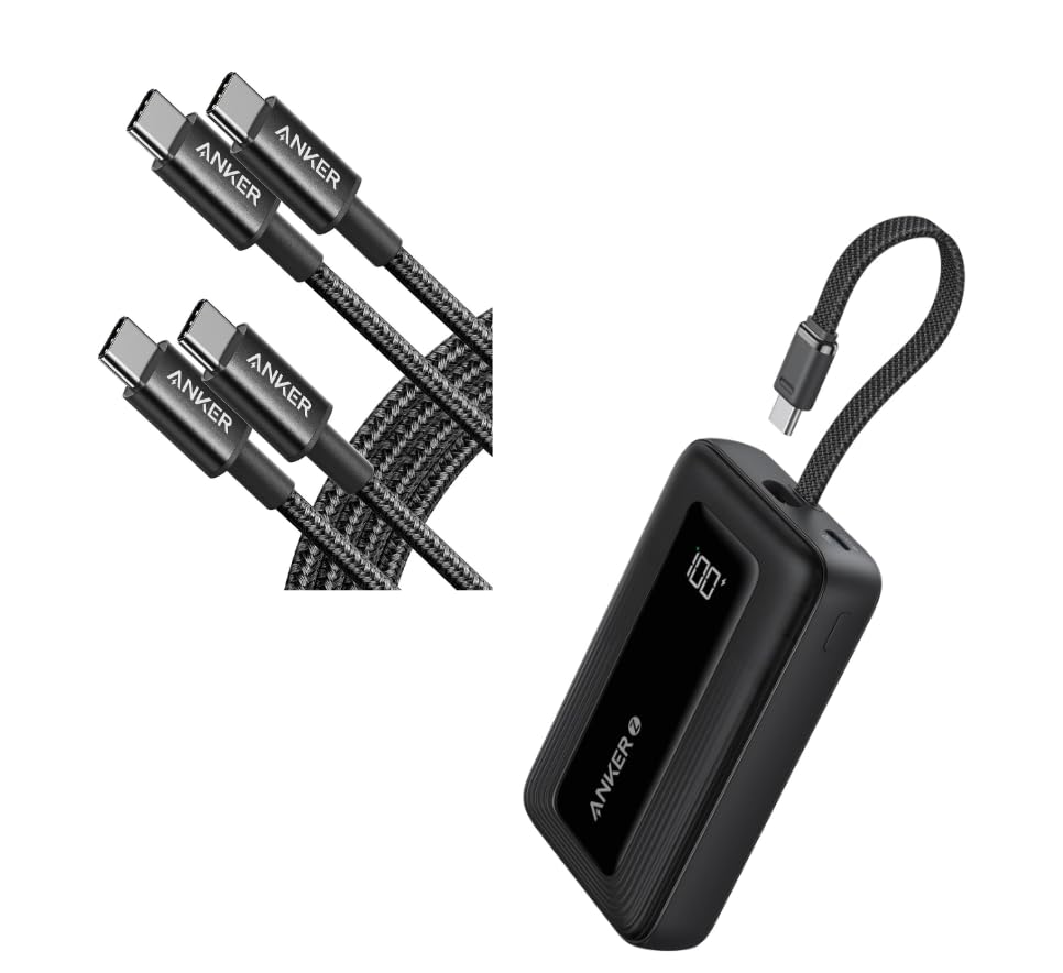 Power Bank Anker Zolo De 10 000 Mah Y 30 W Con Cable Usb C A Usb C - Venta Internacional.