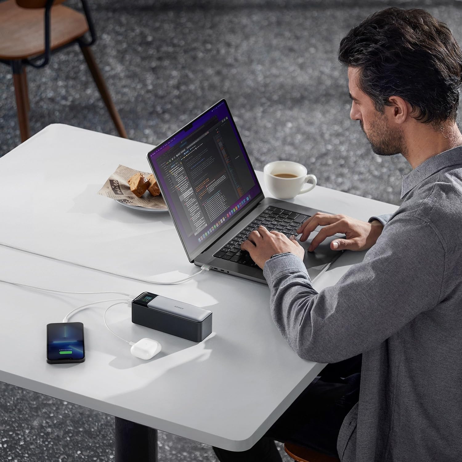 Foto 6 pulgar | Batería Externa Anker Powercore 10k Con Poweriq Usb-c 737mah - Venta Internacional.