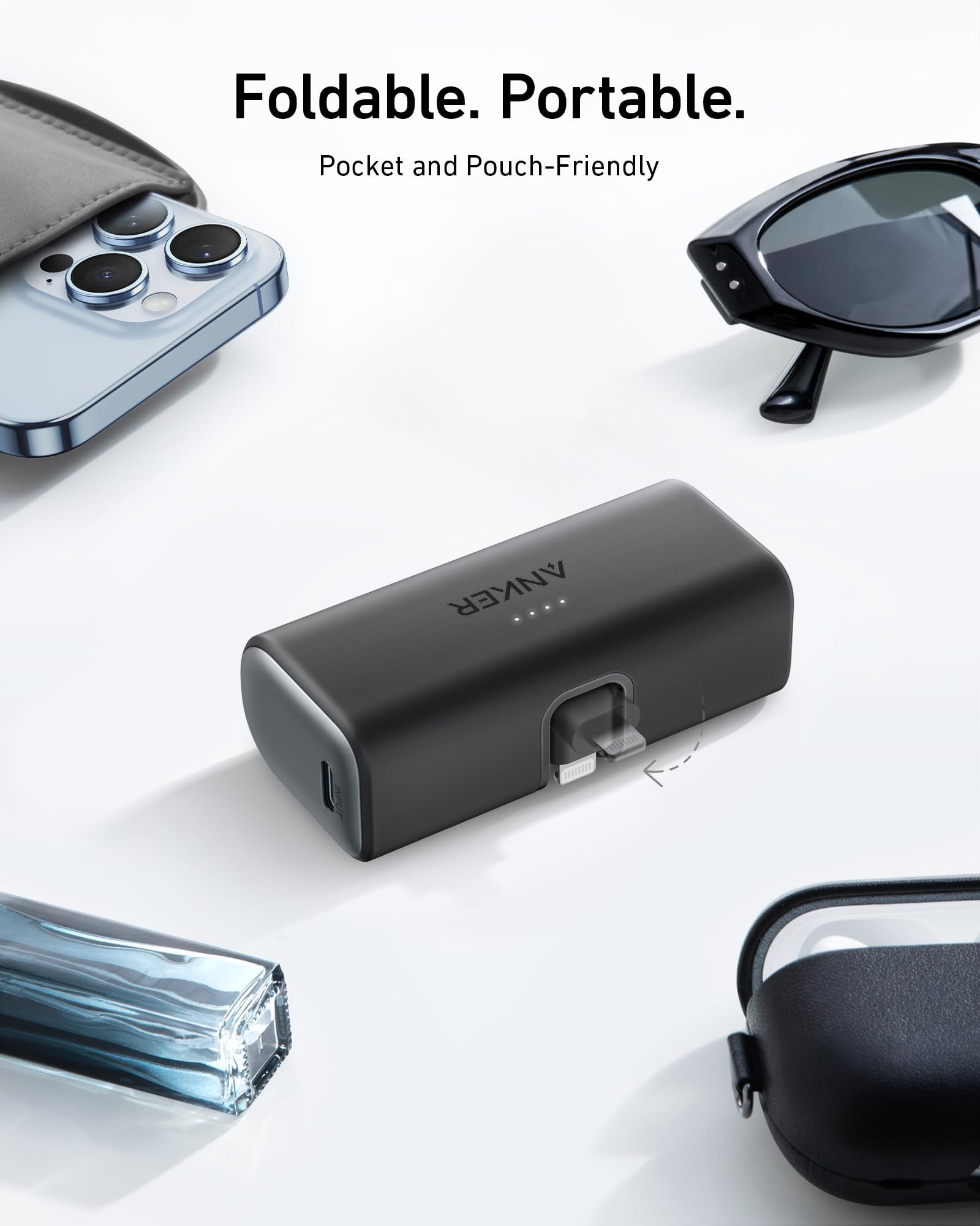 Foto 4 pulgar | Batería Externa Anker Nano De 5000 Mah Y 22,5 W Con Usb-c Y Lightning - Venta Internacional.