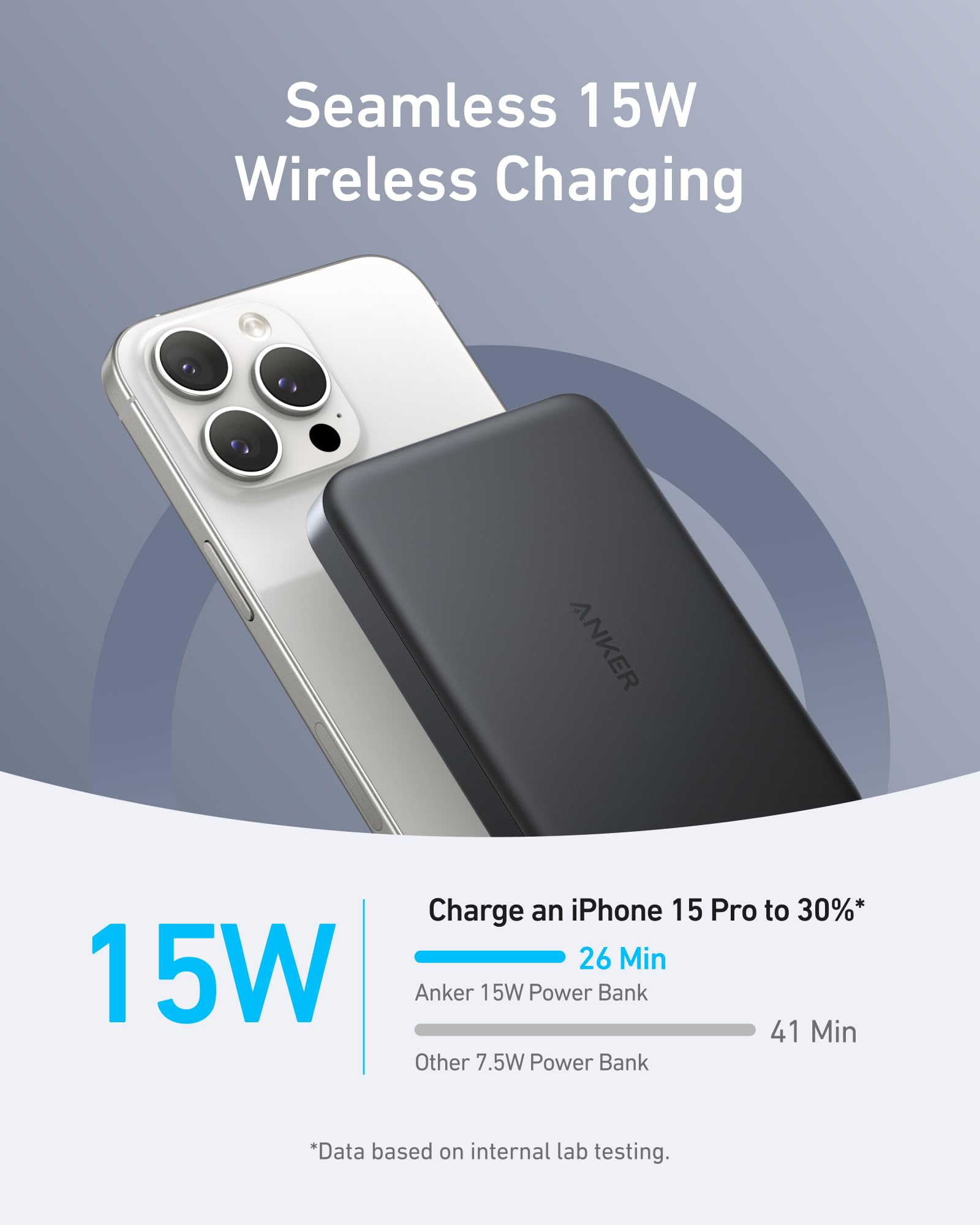 Foto 3 | Batería Externa Anker Maggo Powercore 10k, 10.000 Mah, Magnética - Venta Internacional.