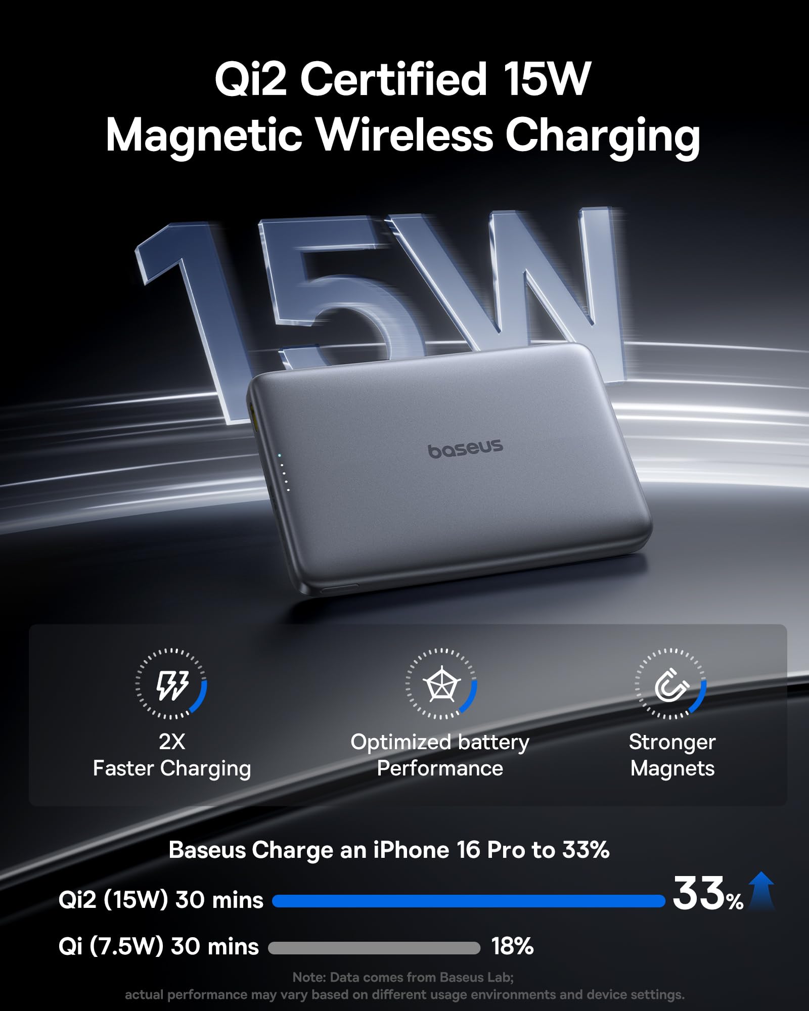 Foto 2 | Cargador Portátil Baseus Picogo Magsafe 15w 10000mah Iphone - Venta Internacional.