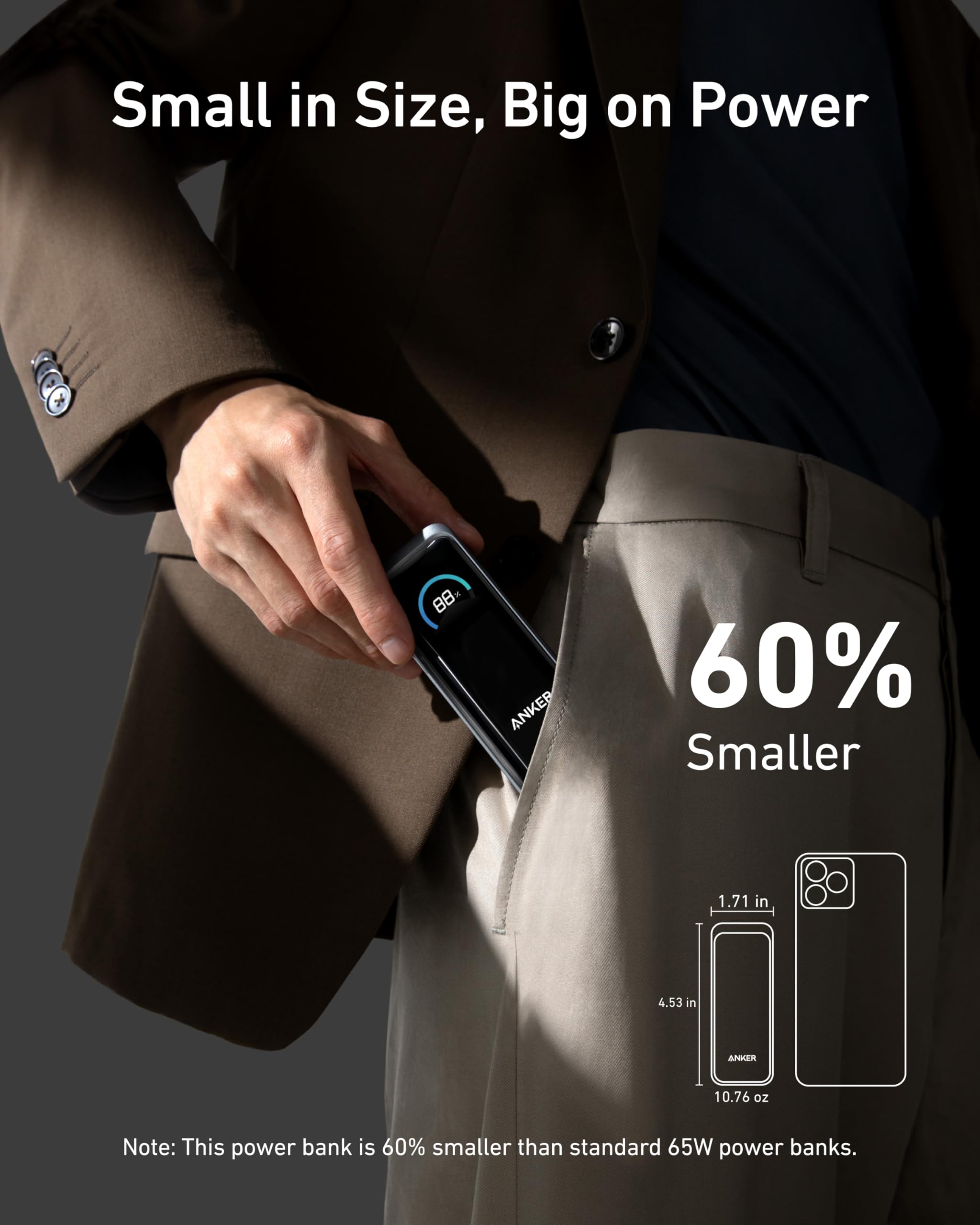 Foto 6 pulgar | Batería Externa Anker Prime De 9.600 Mah Con Salida De 65 W Para Macbook - Venta Internacional.