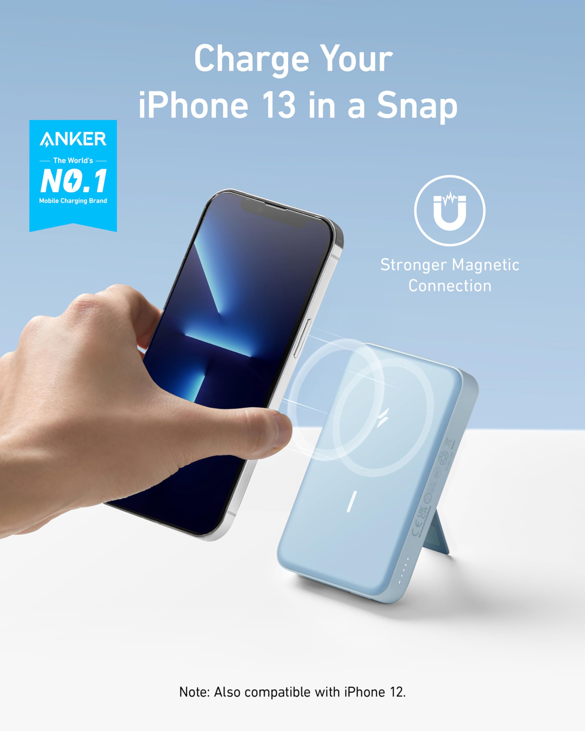Foto 3 pulgar | Cargador Portátil Anker 633 Con Batería Magnética De 10.000 Mah Y 20 W - Venta Internacional.