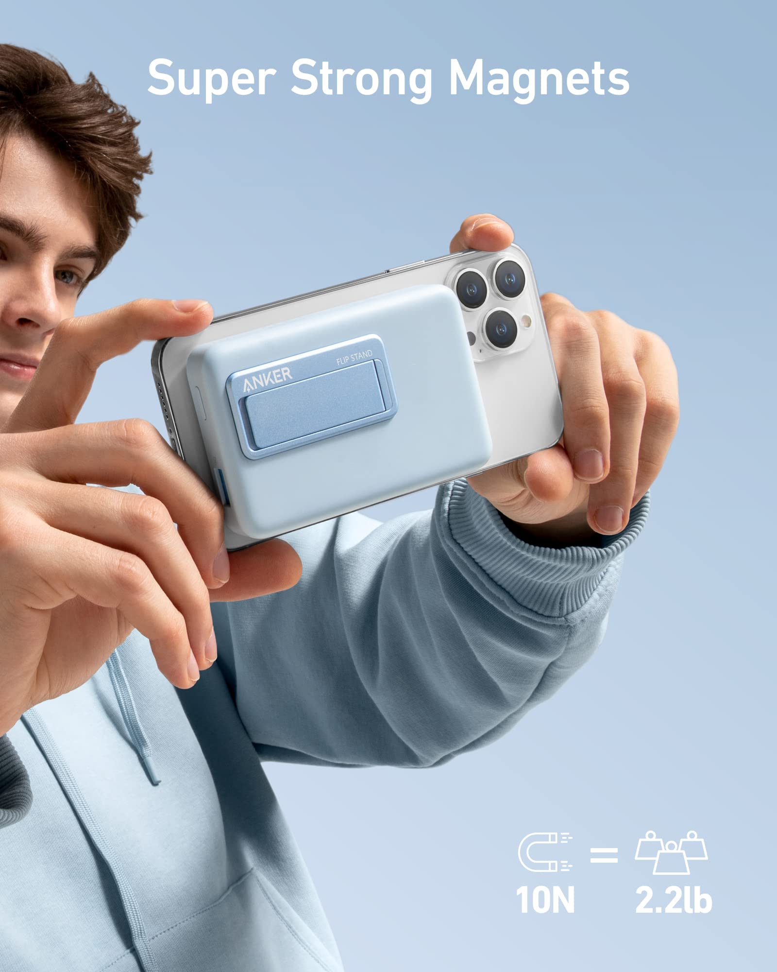 Foto 7 pulgar | Cargador Portátil Anker 633 Con Batería Magnética De 10.000 Mah Y 20 W - Venta Internacional.