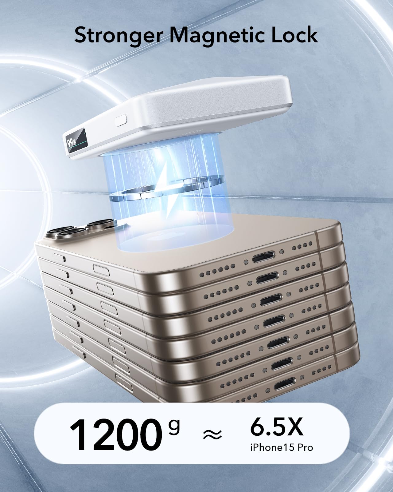 Foto 8 pulgar | Power Bank Esr Magsafe De 10.000 Mah Con Soporte Para Iphone - Venta Internacional.
