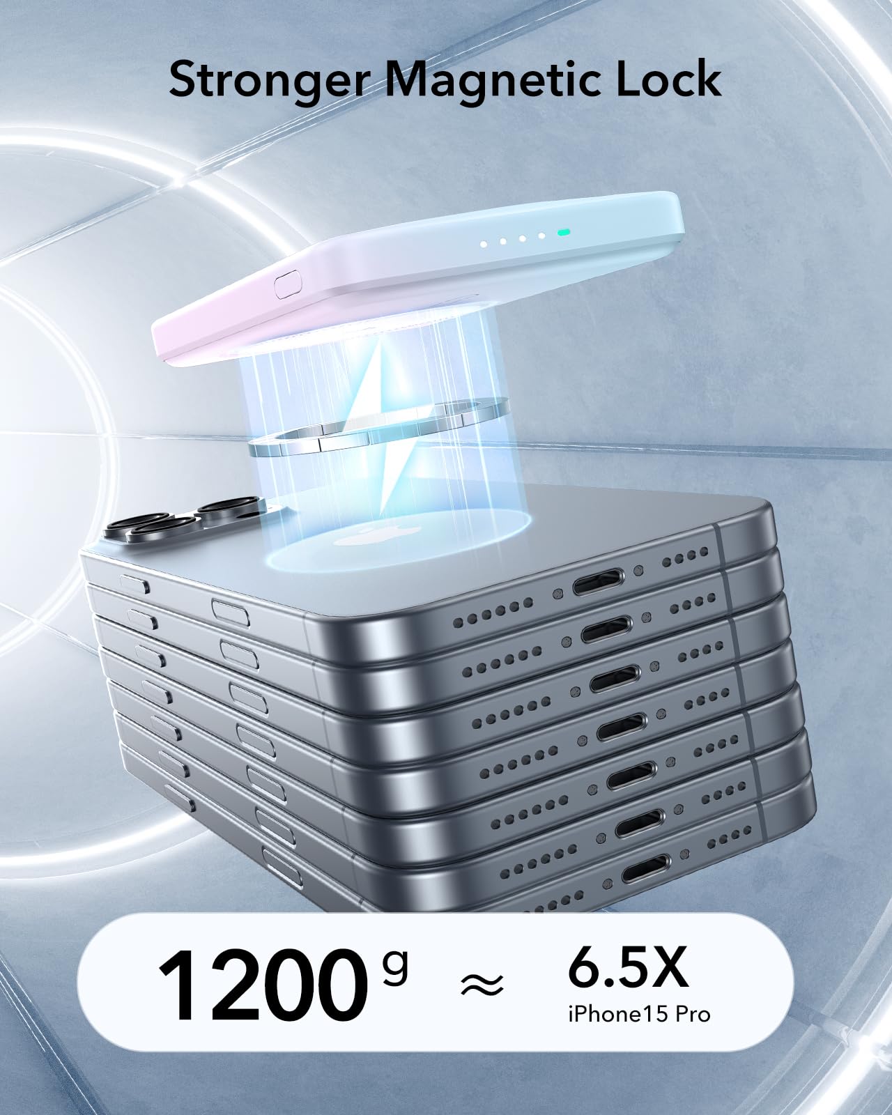 Foto 7 | Power Bank Esr Magsafe De 5000 Mah Con Soporte Para Iphone - Venta Internacional.