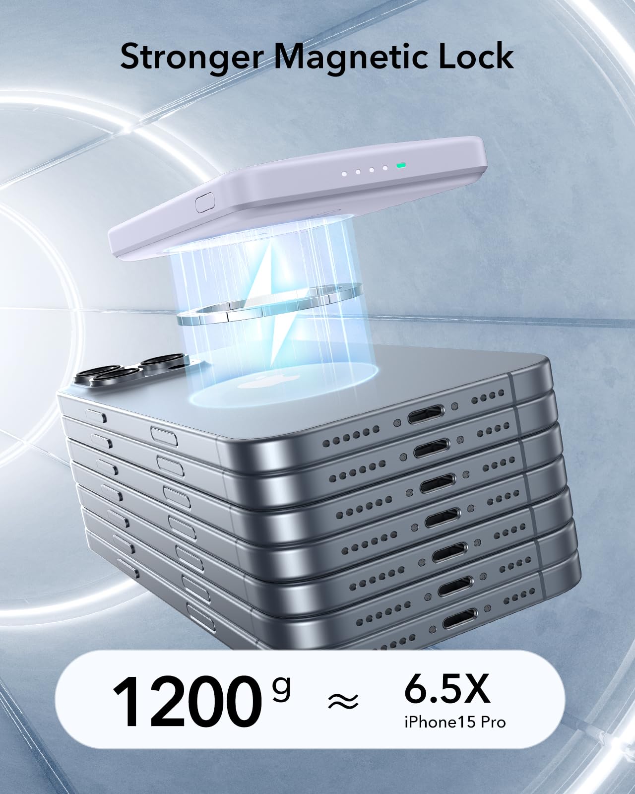 Foto 7 | Power Bank Esr Magsafe De 5000 Mah Con Soporte Para Iphone - Venta Internacional.
