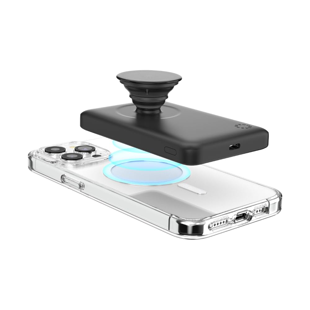 Foto 4 pulgar | Power Bank Popsockets Powerpack 5000 Mah Para Iphone - Negro - Venta Internacional.