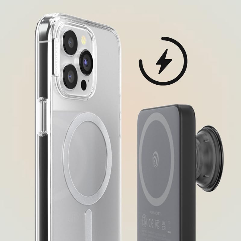 Foto 4 | Power Bank Popsockets Powerpack 5000 Mah Para Iphone - Negro - Venta Internacional.