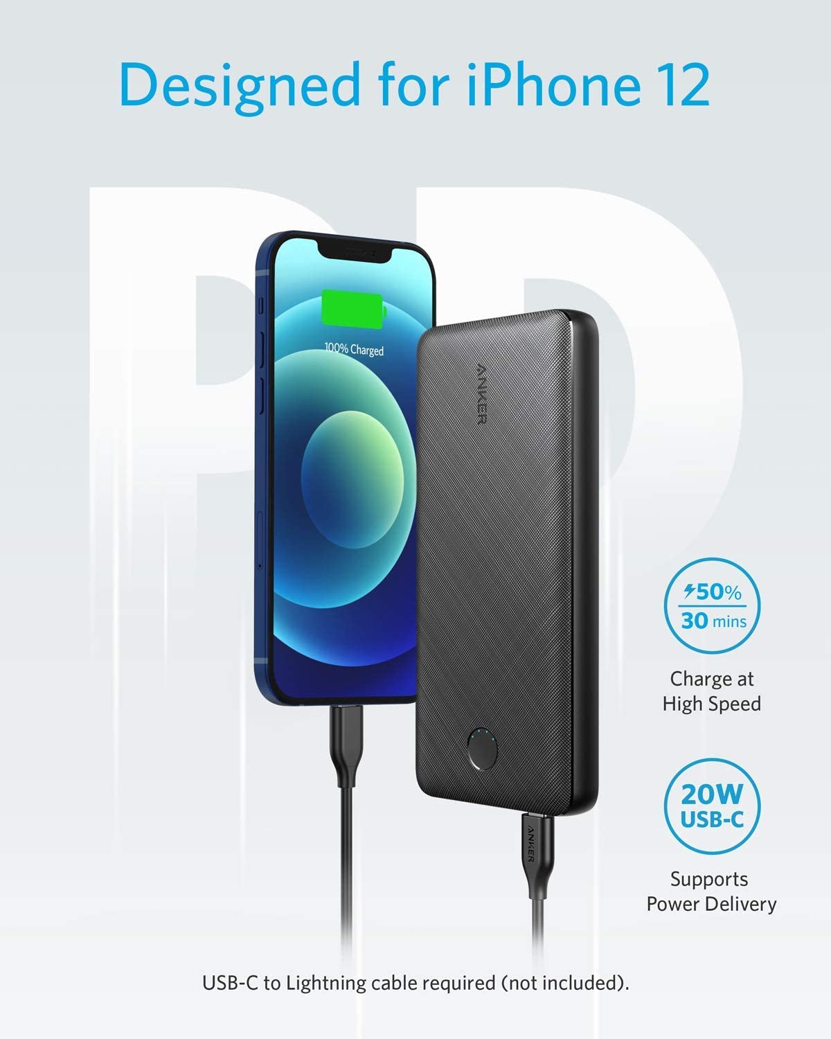 Foto 4 pulgar | Cargador Portátil Anker Powercore Essential 20k Pd 20000mah - Venta Internacional.
