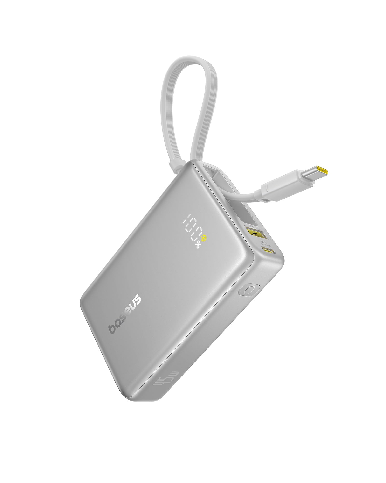 Banco De Energía Baseus Picogo De 10000 Mah, 45 W, 3 Salidas Con Cable Usb-c - Venta Internacional.
