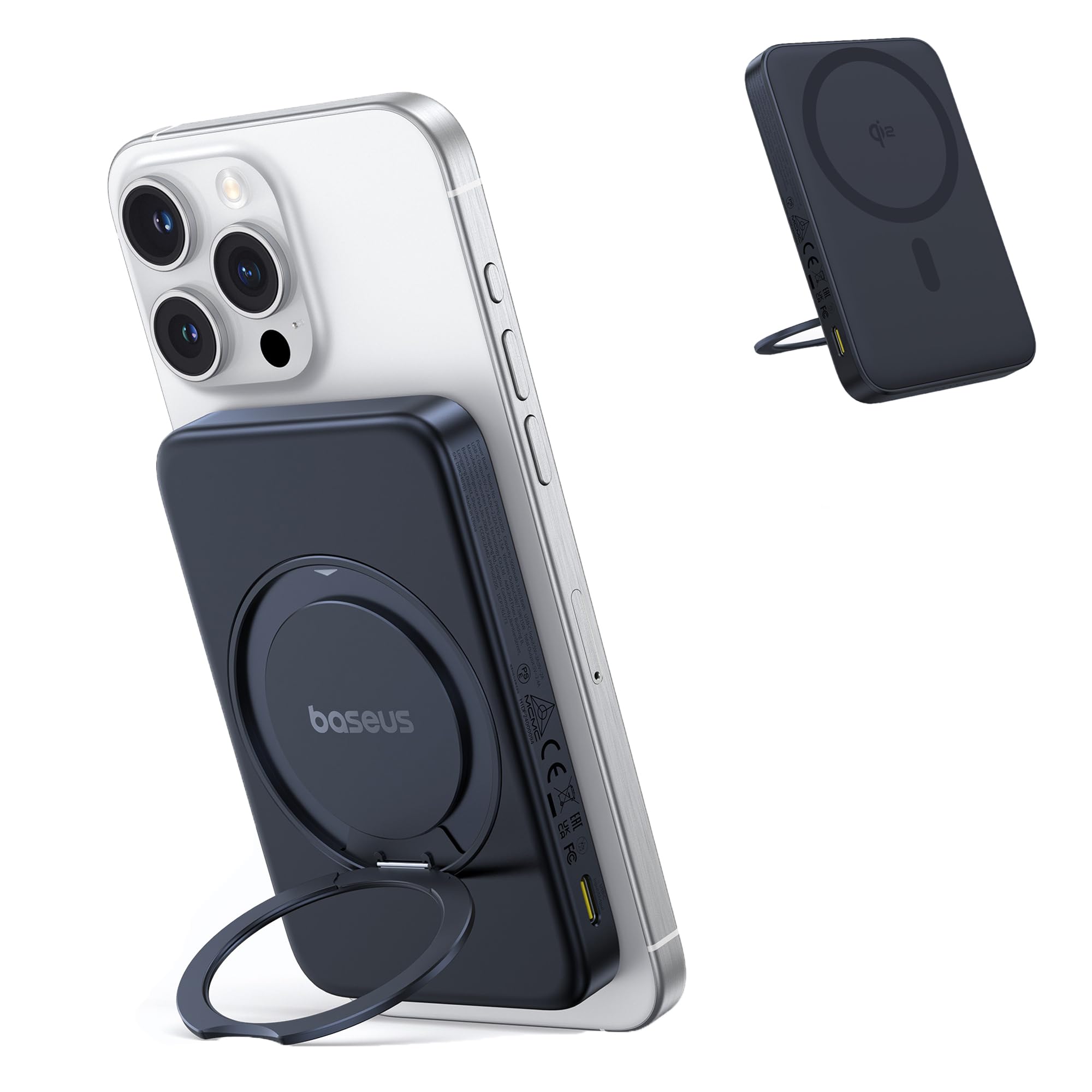 Cargador Portátil Inalámbrico Baseus Qi2 Magsafe 15w 5000mah - Venta Internacional.