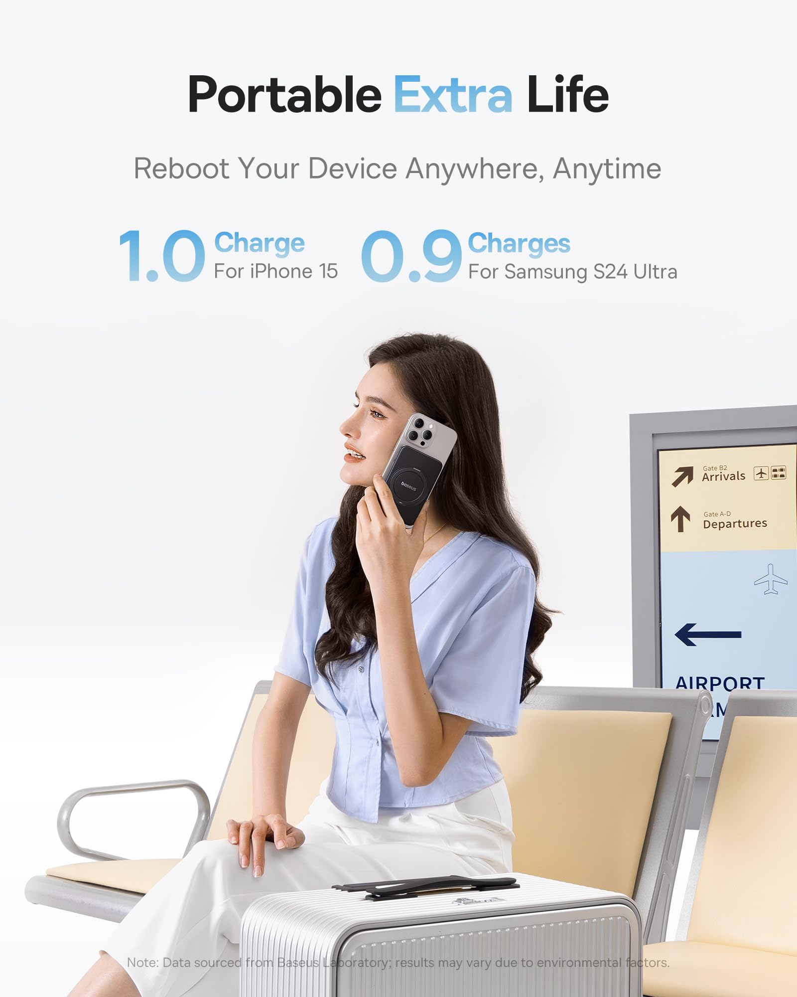 Foto 6 | Cargador Portátil Inalámbrico Baseus Qi2 Magsafe 15w 5000mah - Venta Internacional.