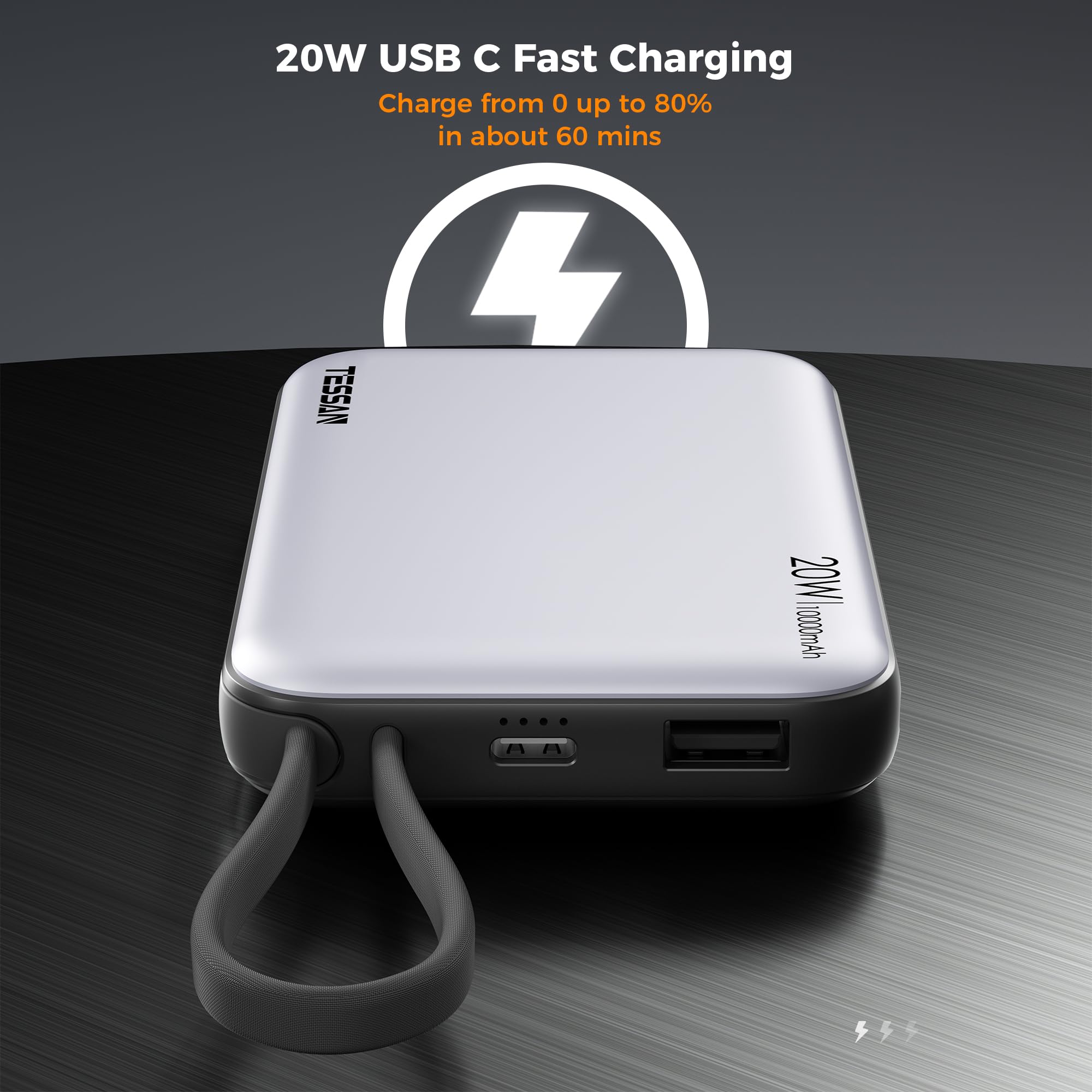 Foto 7 pulgar | Cargador Portátil Tessan Magnetic 10000 Mah 20 W Para Iphone - Venta Internacional.