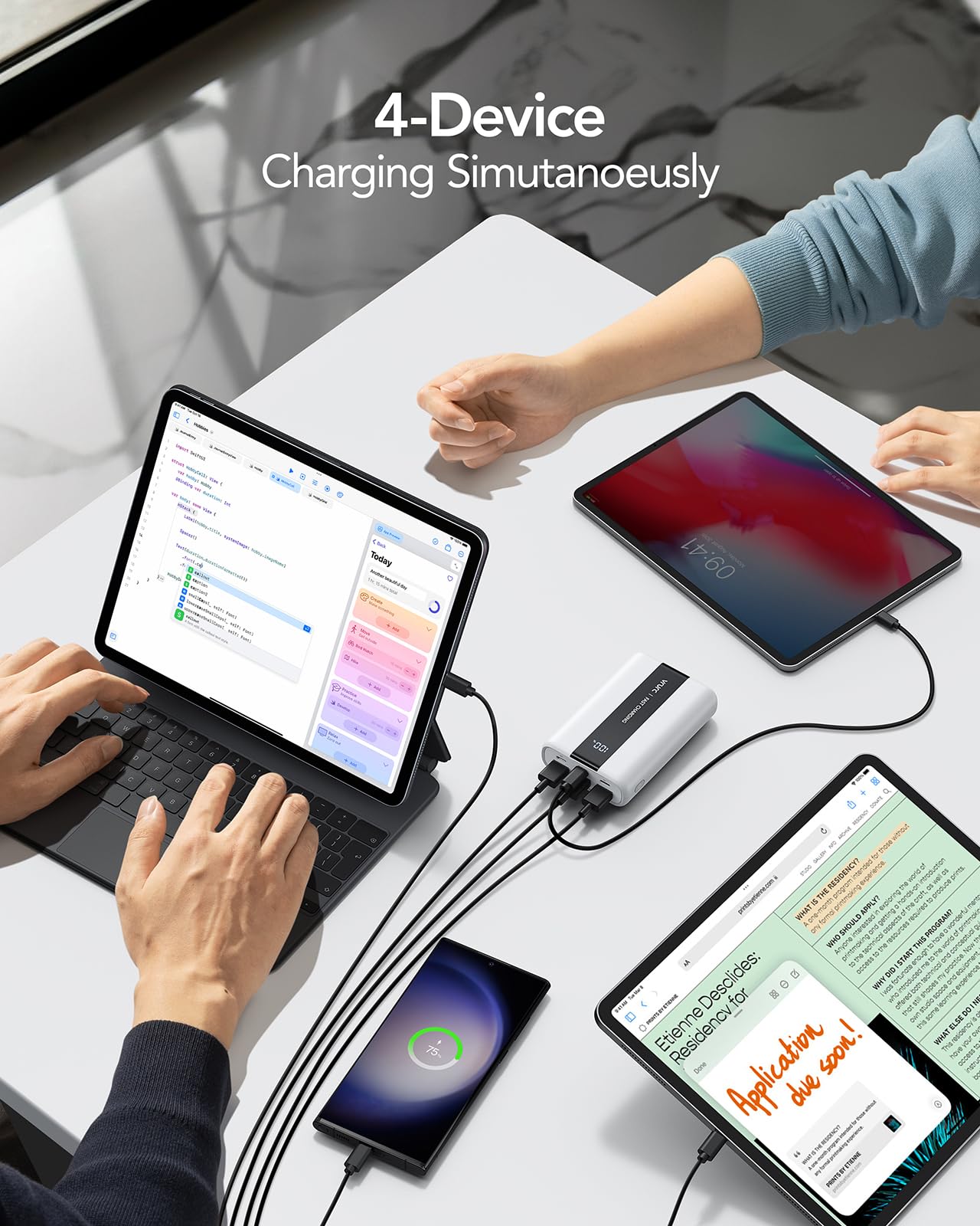 Foto 6 | Cargador Portátil Vrurc 20000mah Power Bank De Carga Rápida - Venta Internacional.
