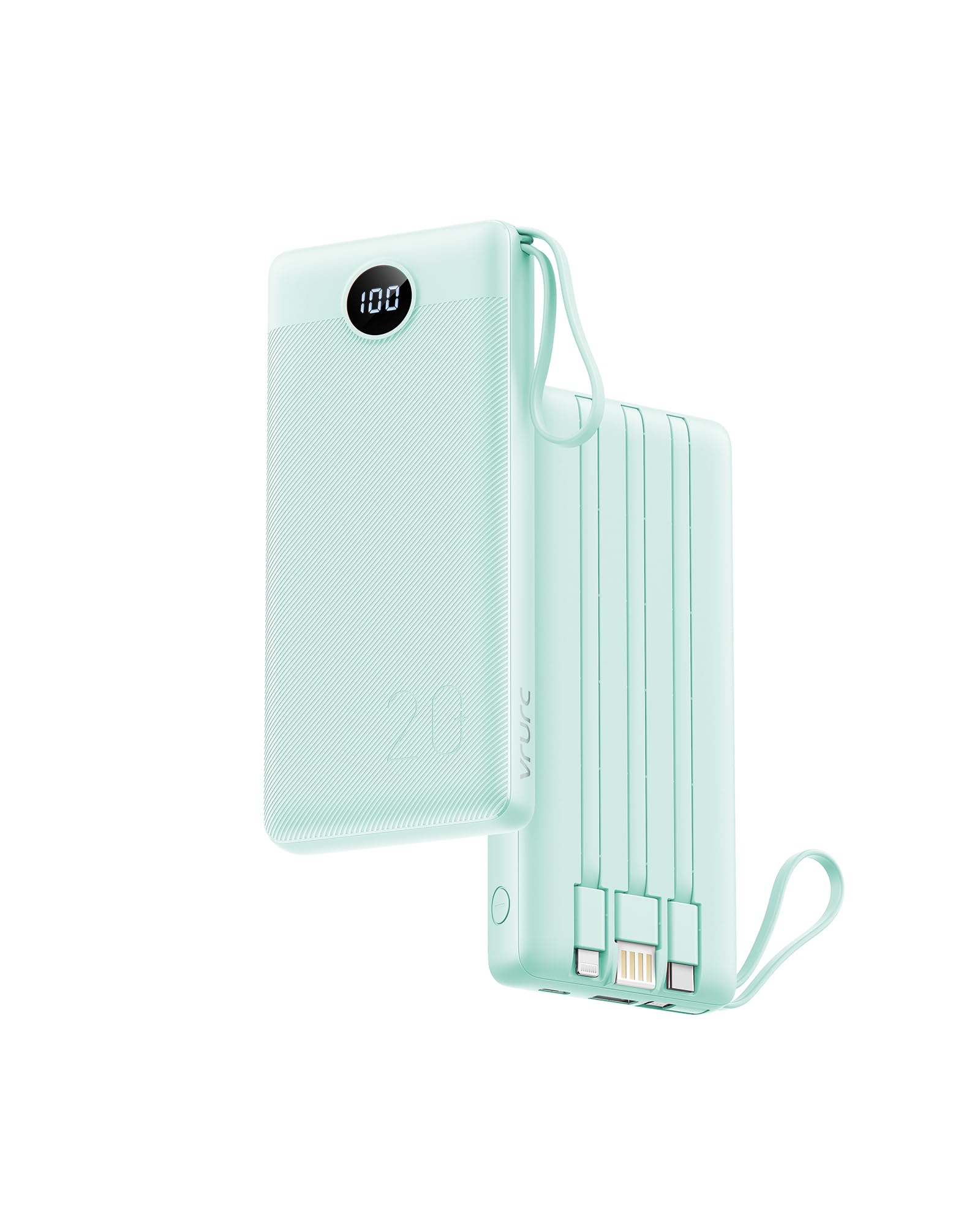 Foto 2 pulgar | Cargador Portátil Vrurc Power Bank De 20000 Mah Con Pantalla Led - Venta Internacional.