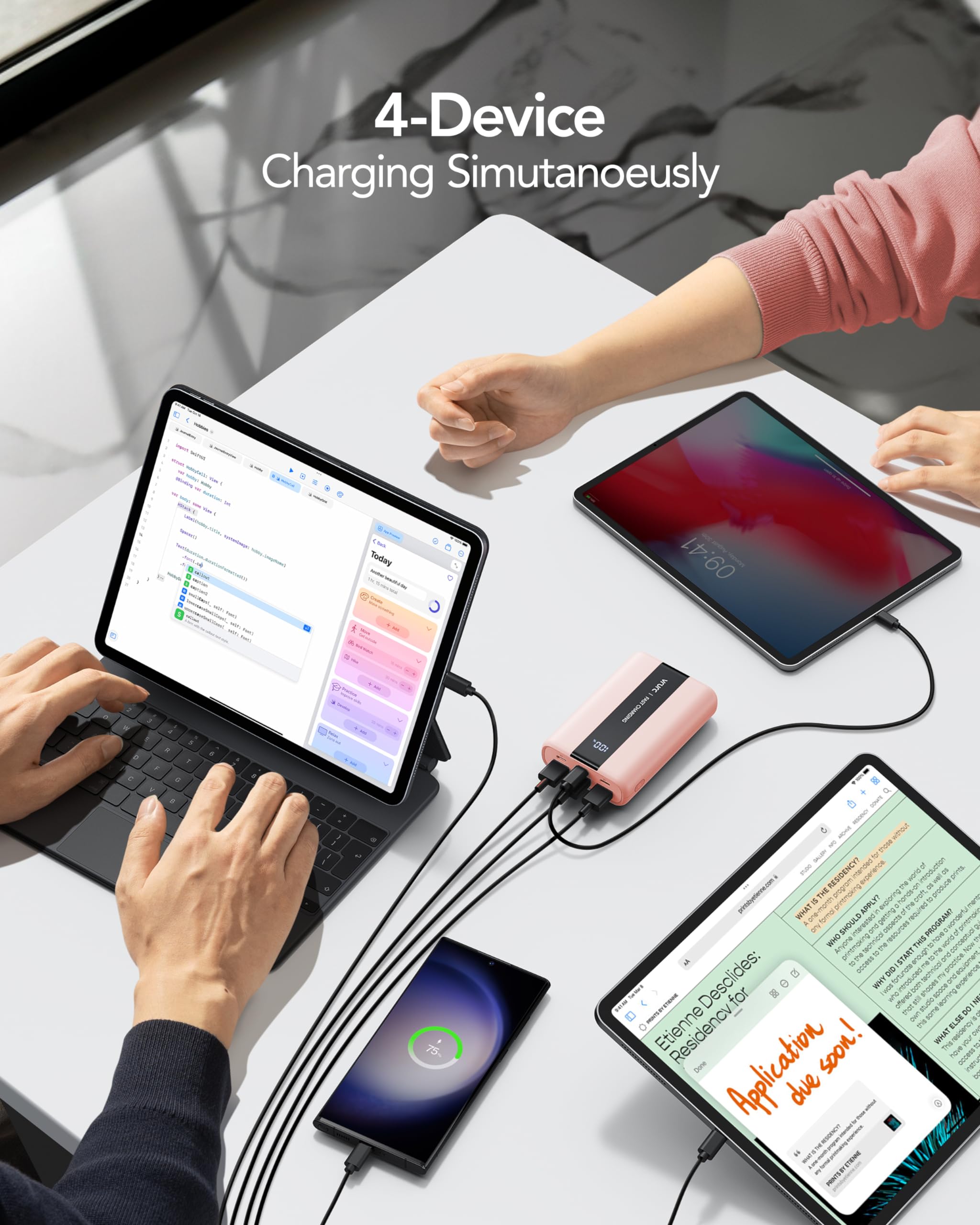 Foto 6 pulgar | Cargador Portátil Vrurc 20000mah 22,5 W Usb-c De Carga Rápida - Venta Internacional.