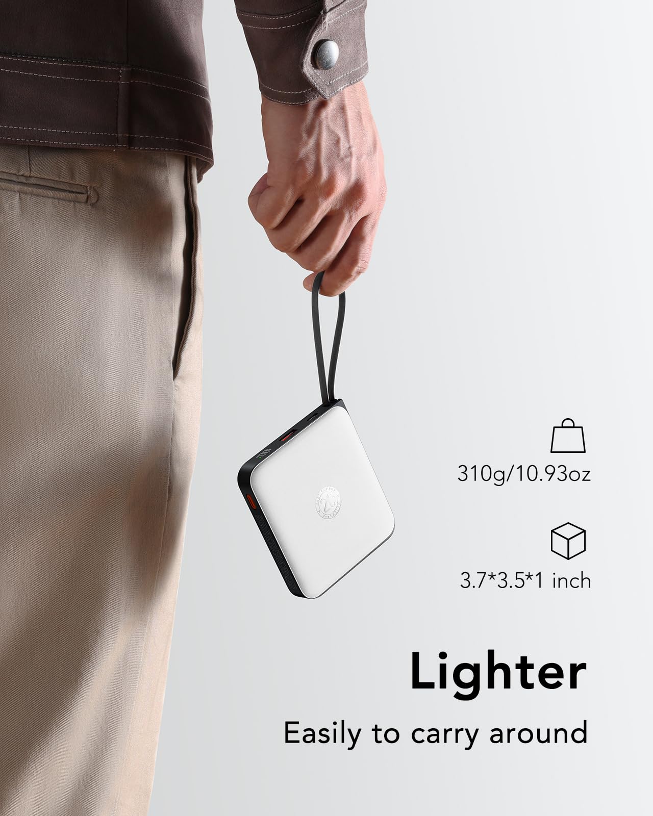 Foto 3 pulgar | Cargador Portátil Vrurc Power Bank De 20000 Mah Para Iphone, Color Blanco - Venta Internacional.