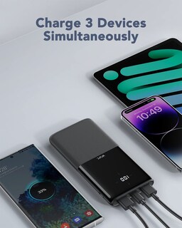 Foto 4 | Cargador Portátil Vrurc Power Bank De 10.000 Mah, Paquete De 2 Unidades, Negro+blanco - Venta Internacional.