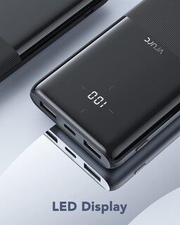 Foto 6 | Cargador Portátil Vrurc Power Bank De 10.000 Mah, Paquete De 2 Unidades, Negro+blanco - Venta Internacional.