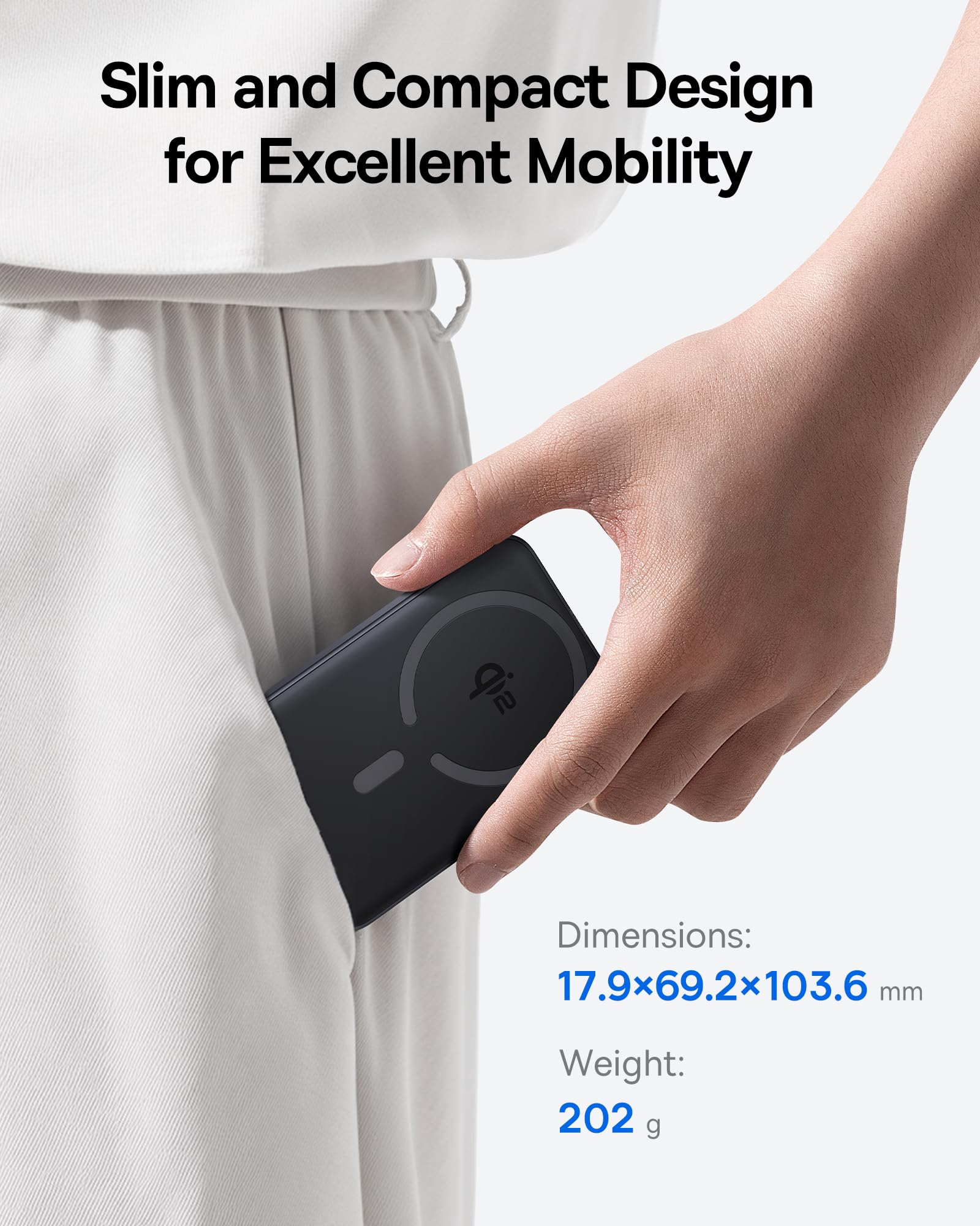 Foto 5 pulgar | Cargador Portátil Baseus Magsafe De 15 W  Batería Externa Inalámbrica De 10000 Mah - Venta Internacional.